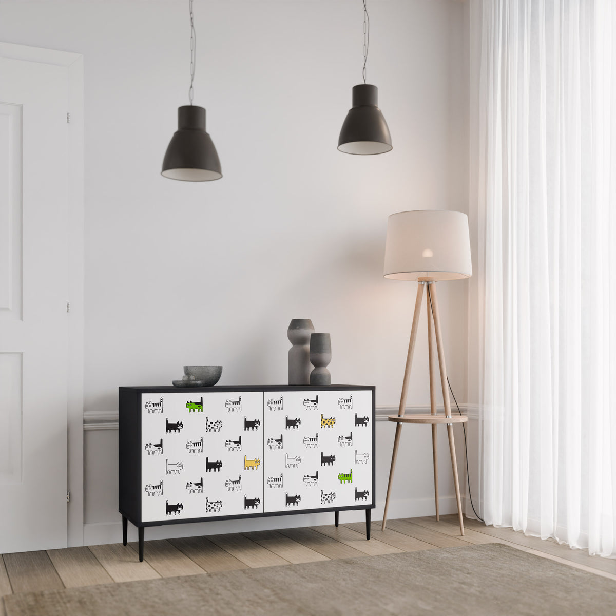 CATS COMPILATION 2-türiges Sideboard