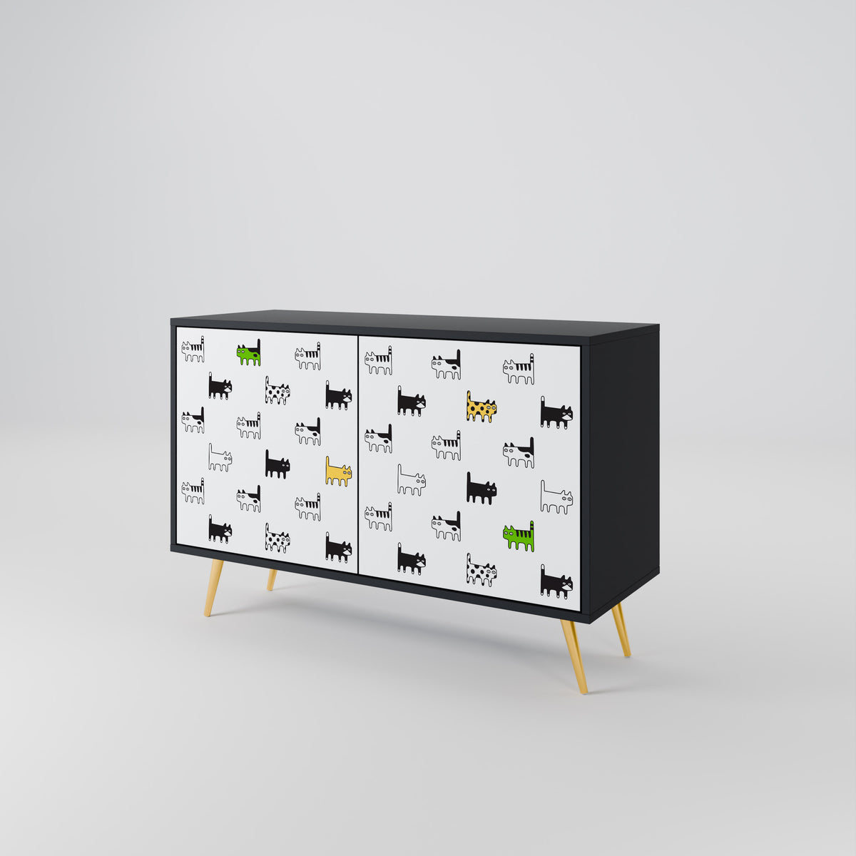 CATS COMPILATION 2-türiges Sideboard