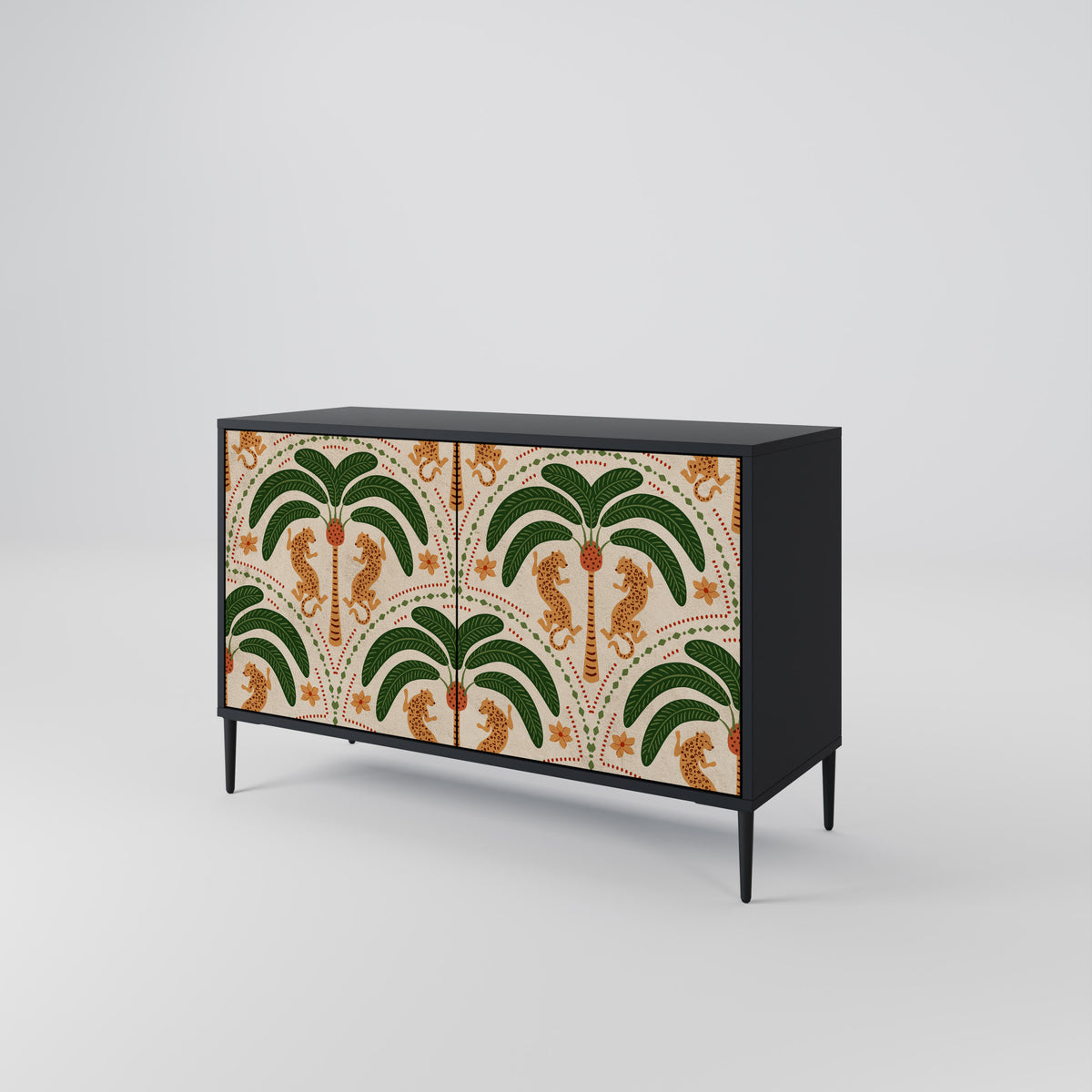 DANCING PREDATORS 2-türiges Sideboard