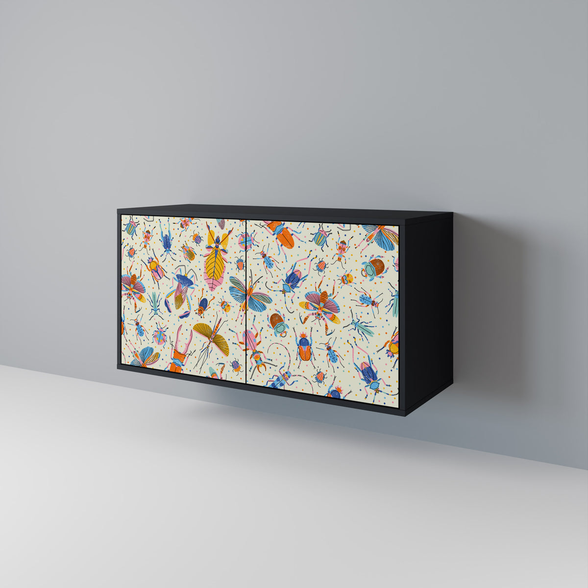 COLORFUL INSECTS 2-türiges Sideboard