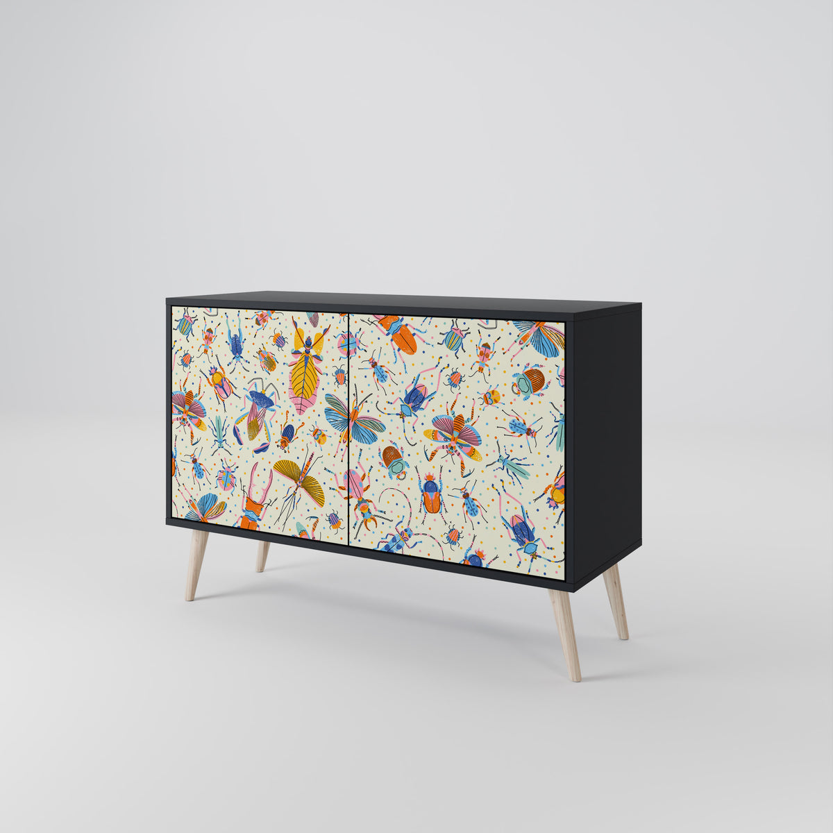 COLORFUL INSECTS 2-türiges Sideboard