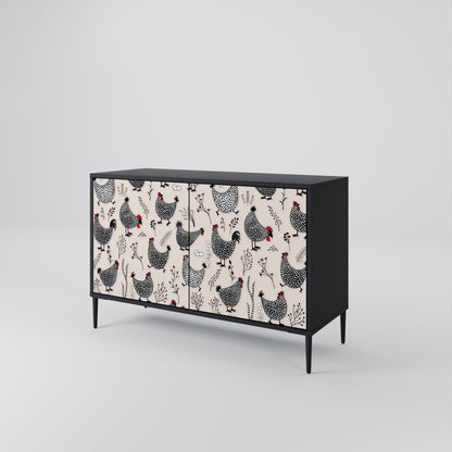 HAPPY HENS 2-türiges Sideboard