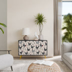 HAPPY HENS Sideboard mit 2 Türen in Schwarz