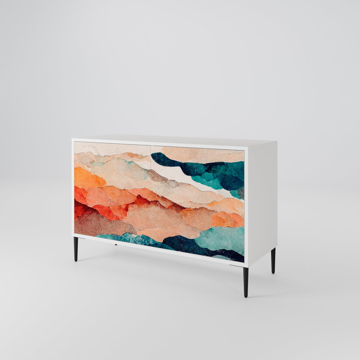 ABSTRACT LANDSCAPE 2-türiges Sideboard