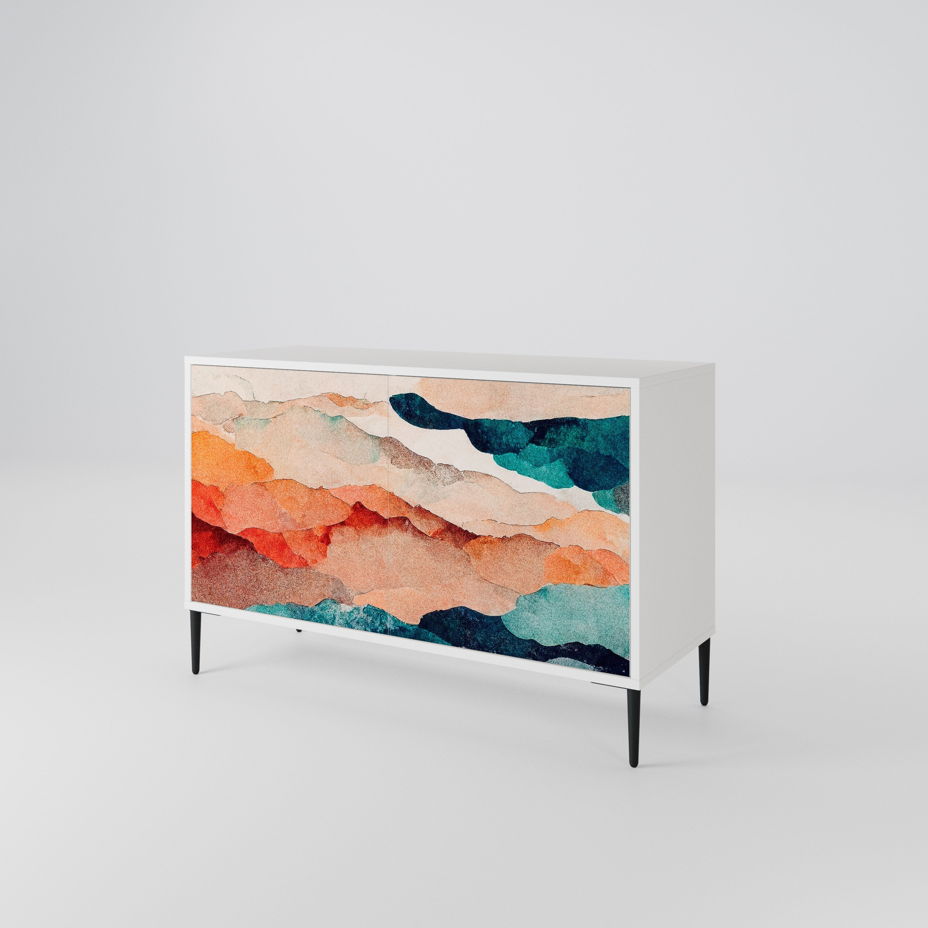 ABSTRACT LANDSCAPE 2-türiges Sideboard