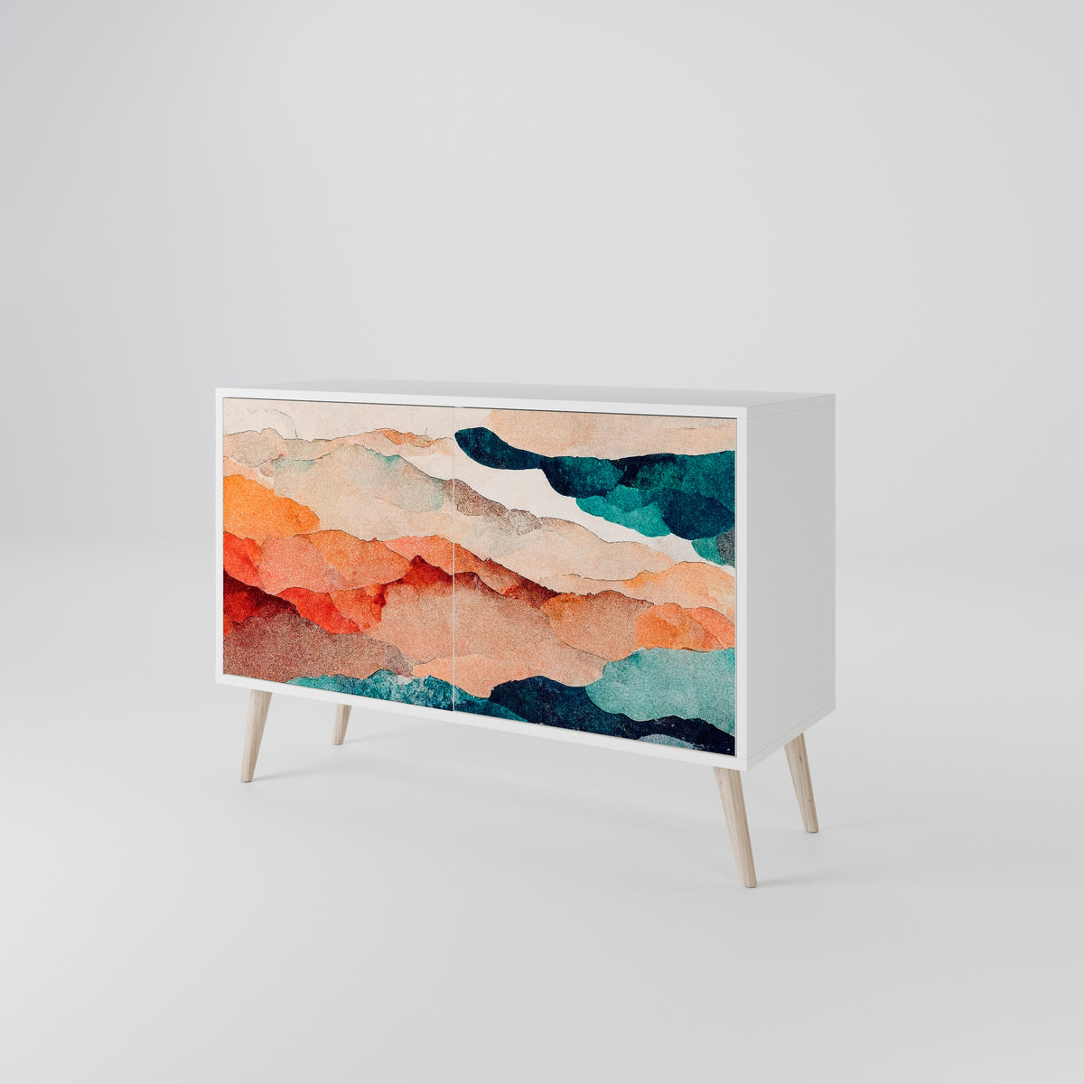 ABSTRACT LANDSCAPE 2-türiges Sideboard