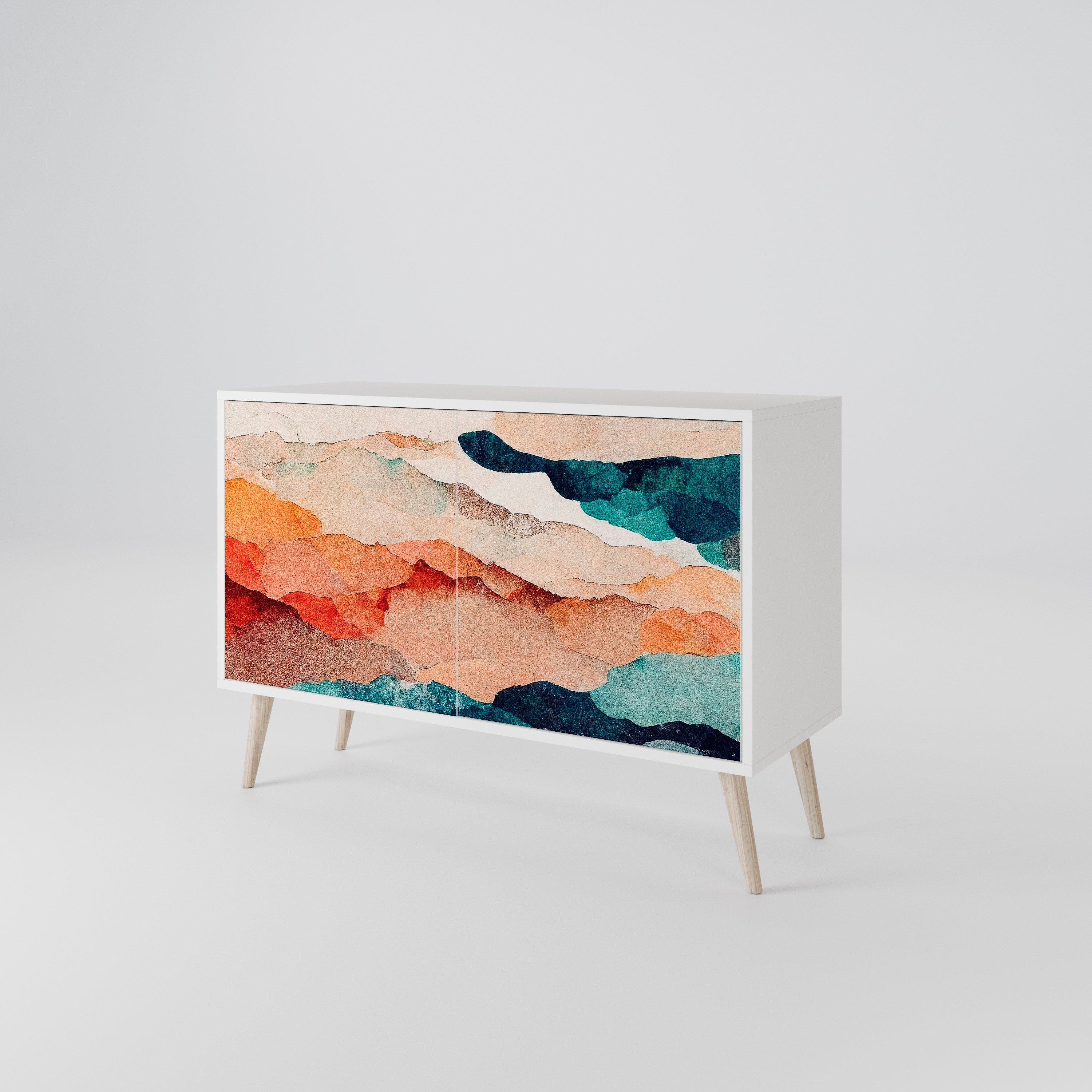 ABSTRACT LANDSCAPE 2-türiges Sideboard