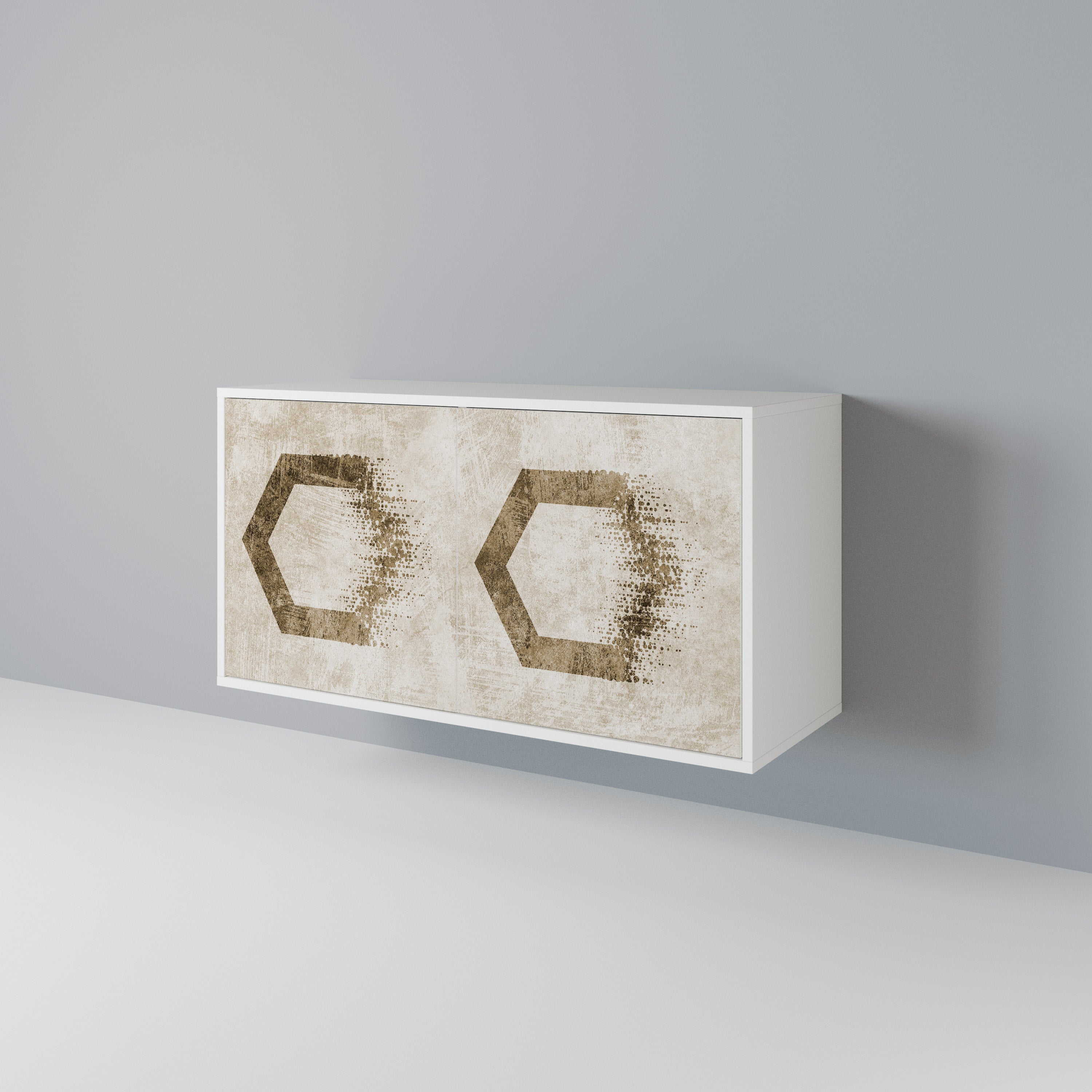 HEXAGONAL SHAPES 2-türiges Sideboard