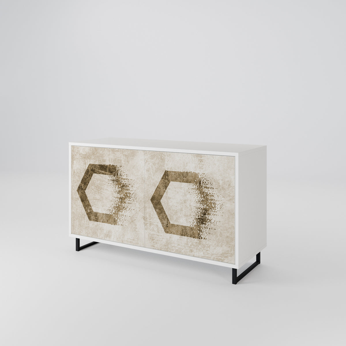 HEXAGONAL SHAPES 2-türiges Sideboard
