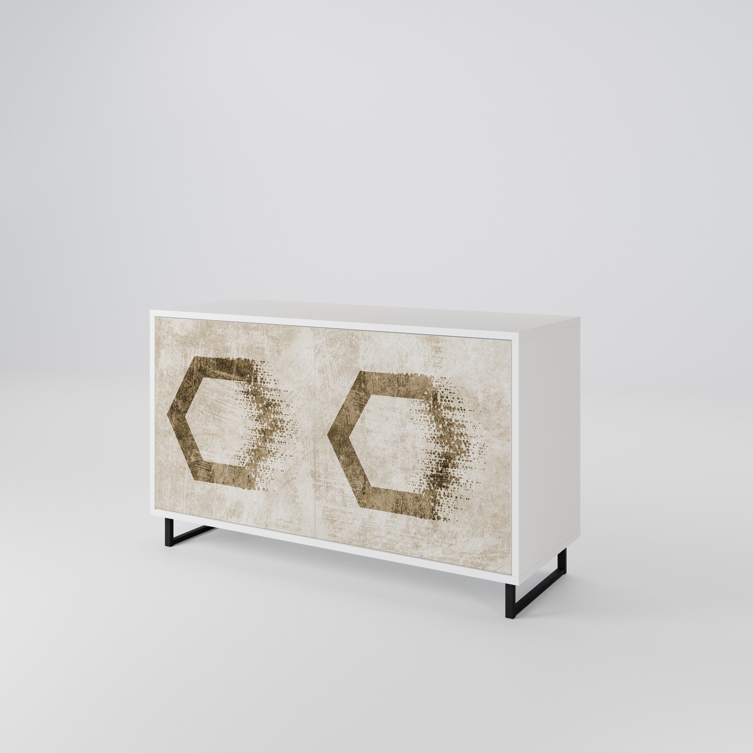 HEXAGONAL SHAPES 2-türiges Sideboard