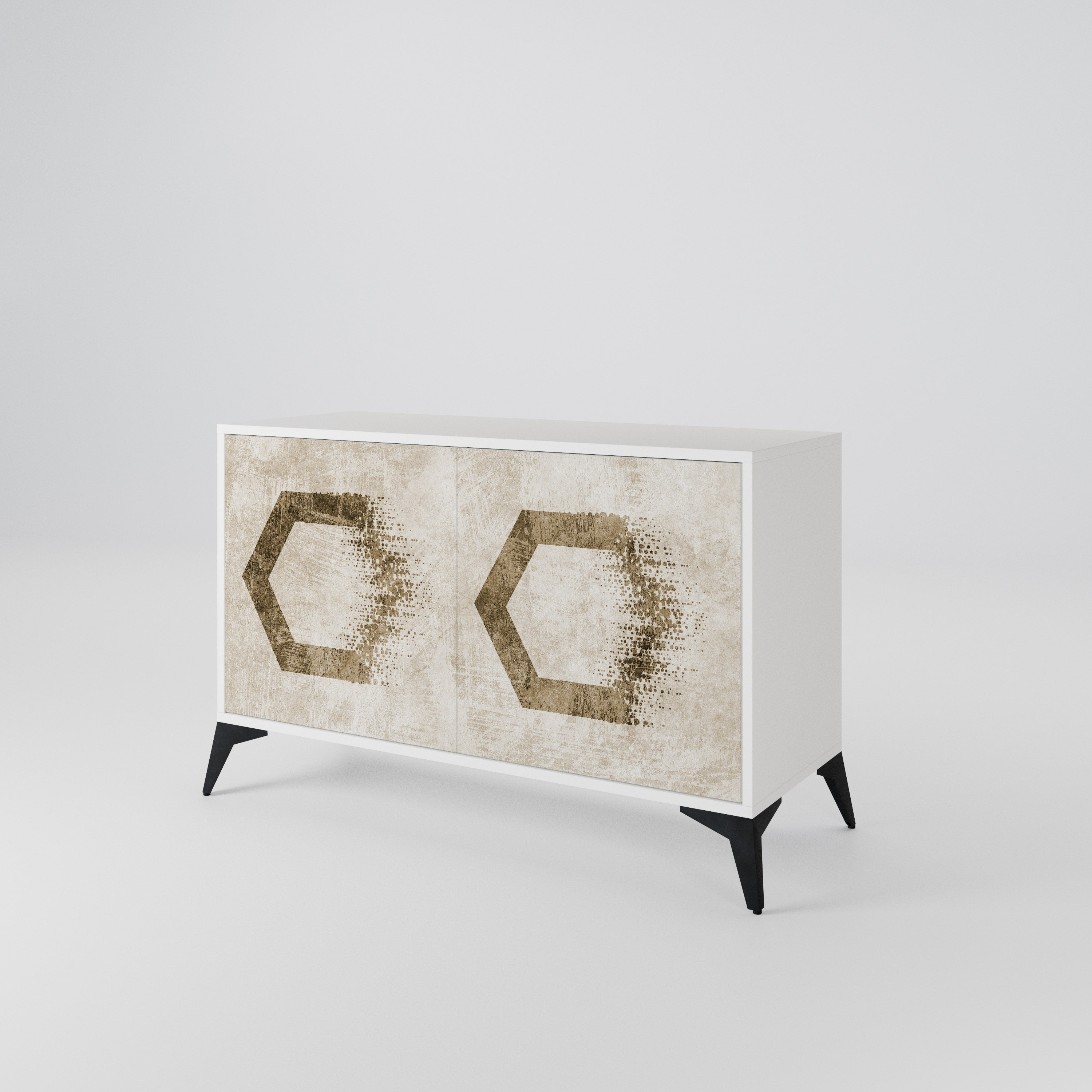 HEXAGONAL SHAPES 2-türiges Sideboard