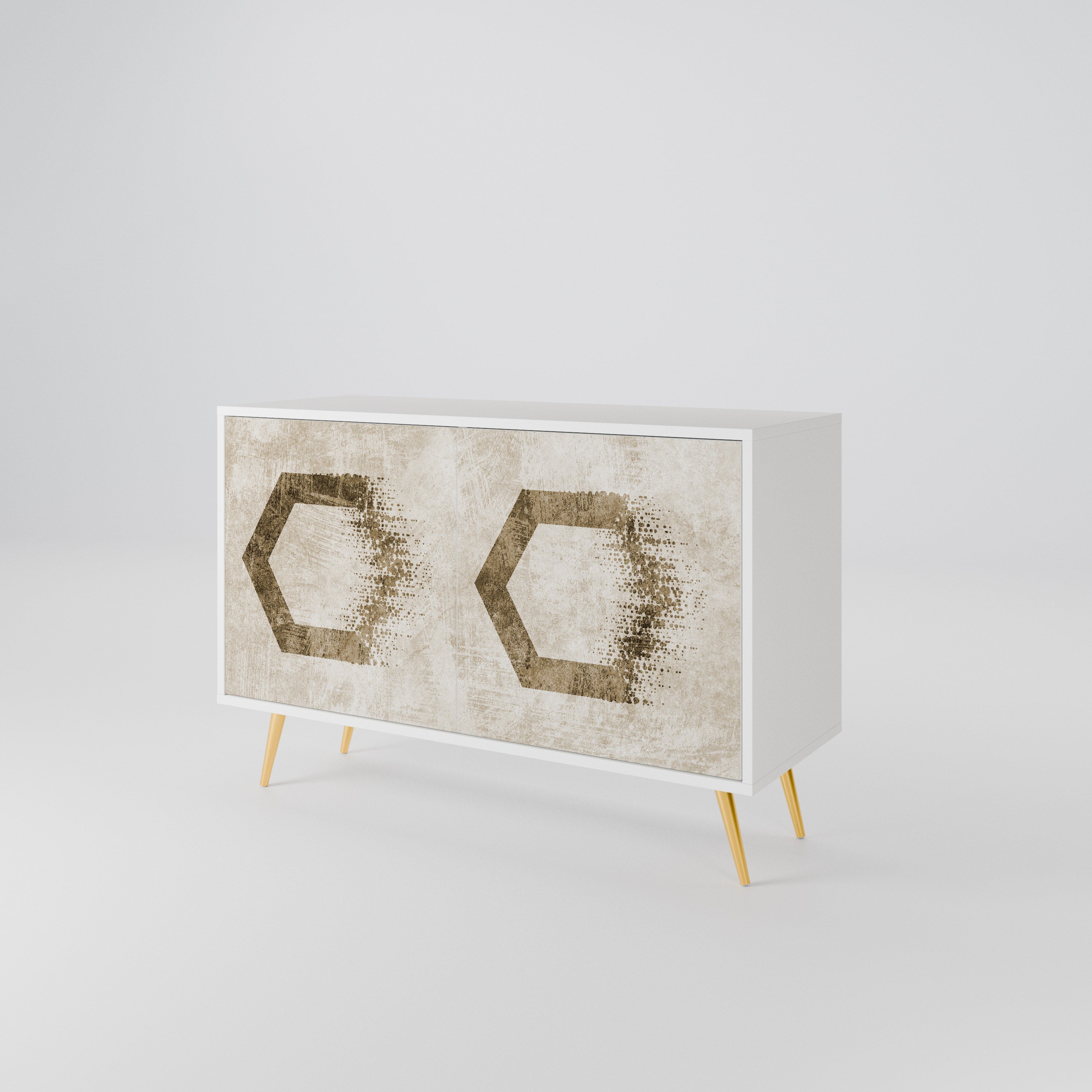 HEXAGONAL SHAPES 2-türiges Sideboard