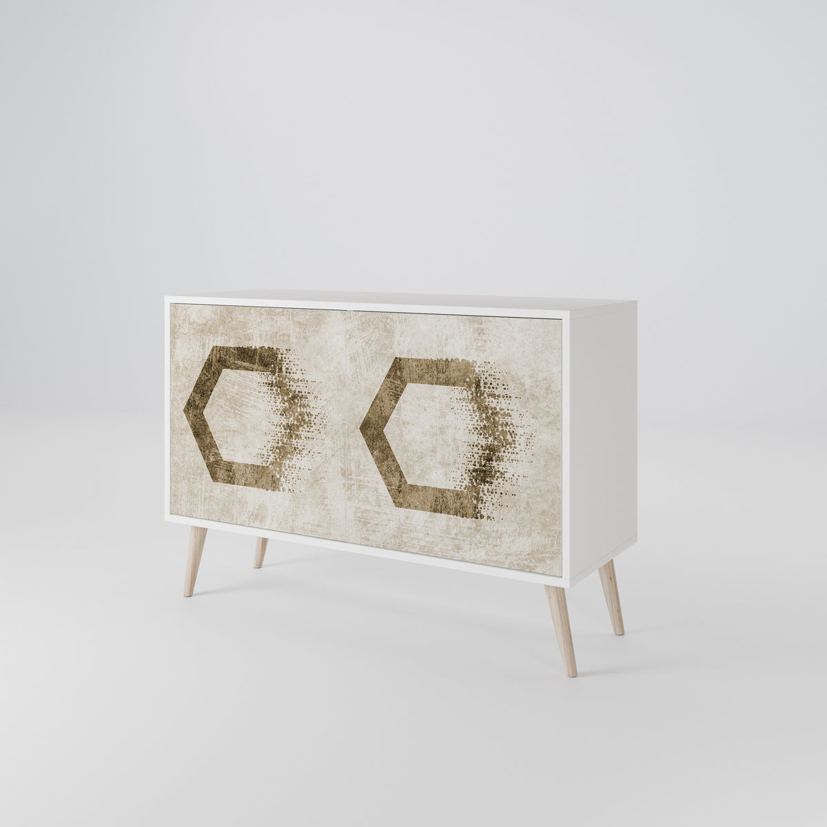 HEXAGONAL SHAPES 2-türiges Sideboard