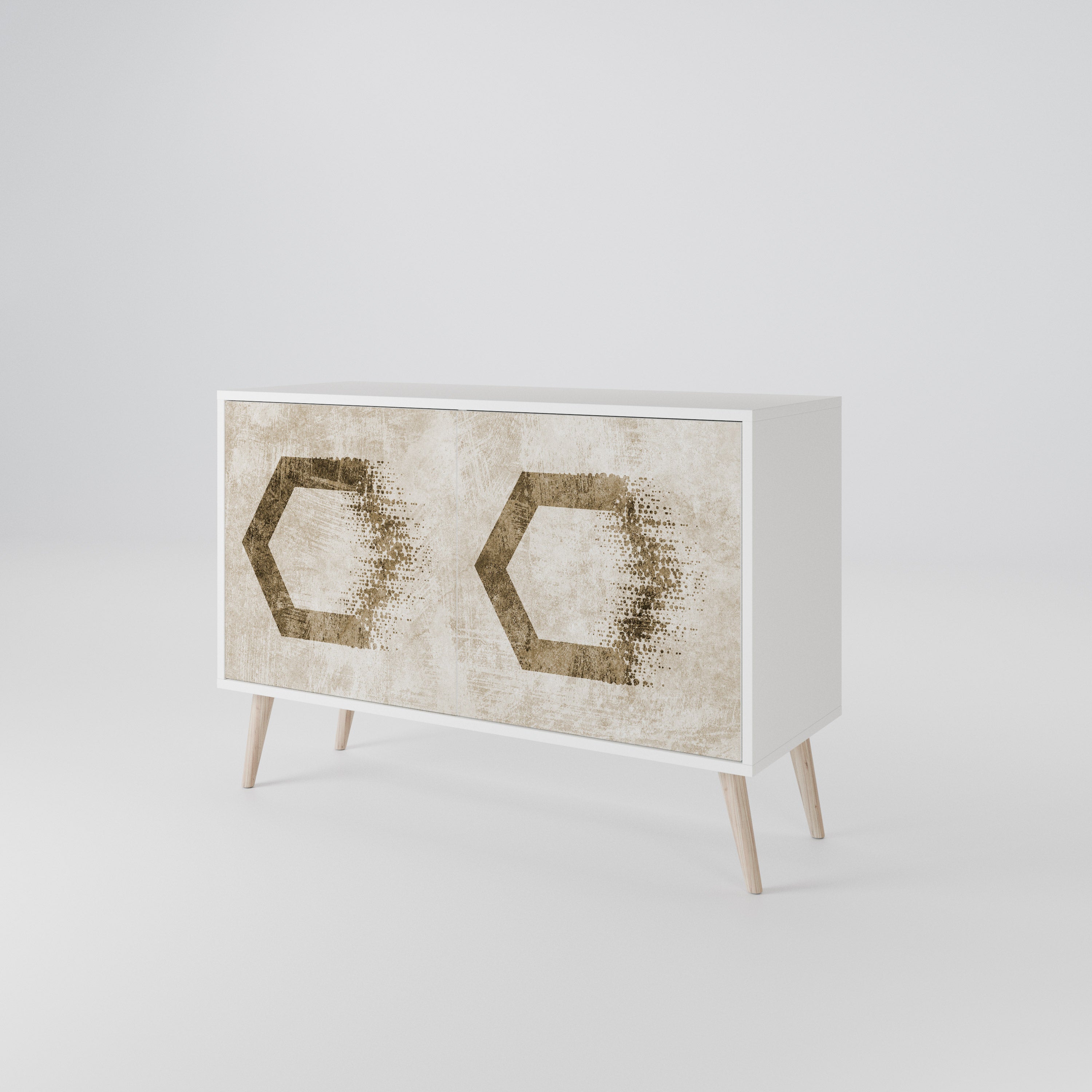 HEXAGONAL SHAPES 2-türiges Sideboard
