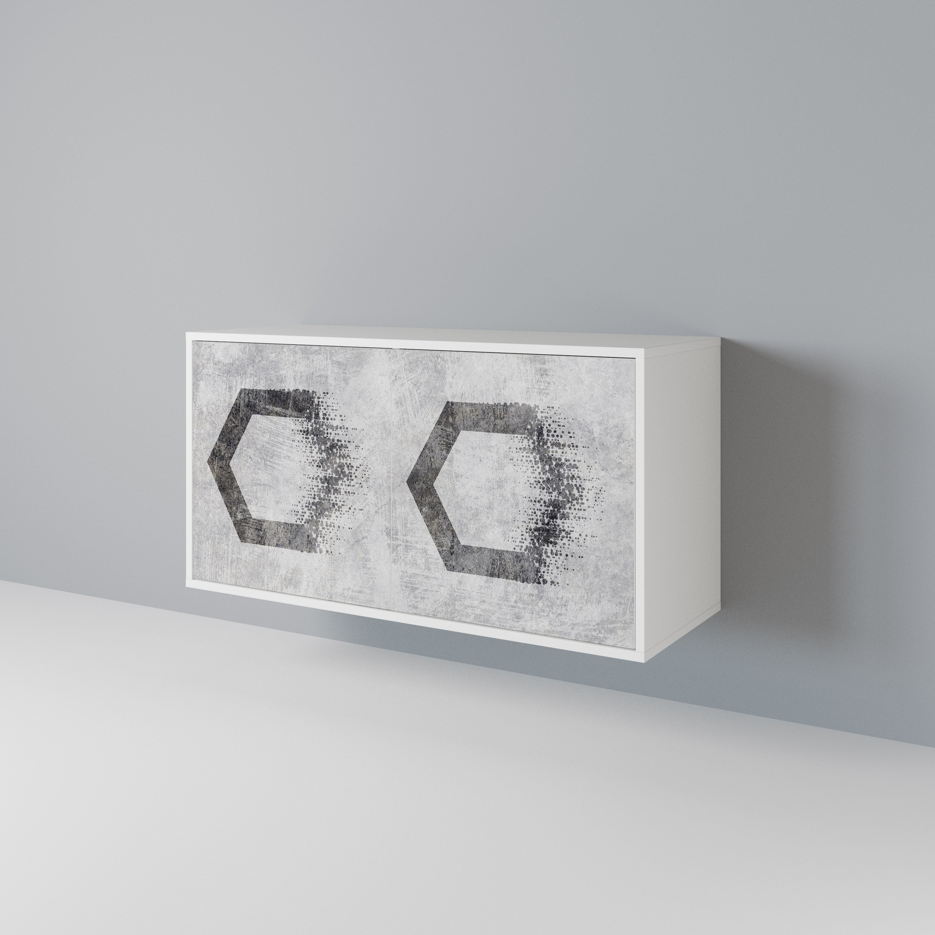 HEXAGONAL FIGURES 2-türiges Sideboard