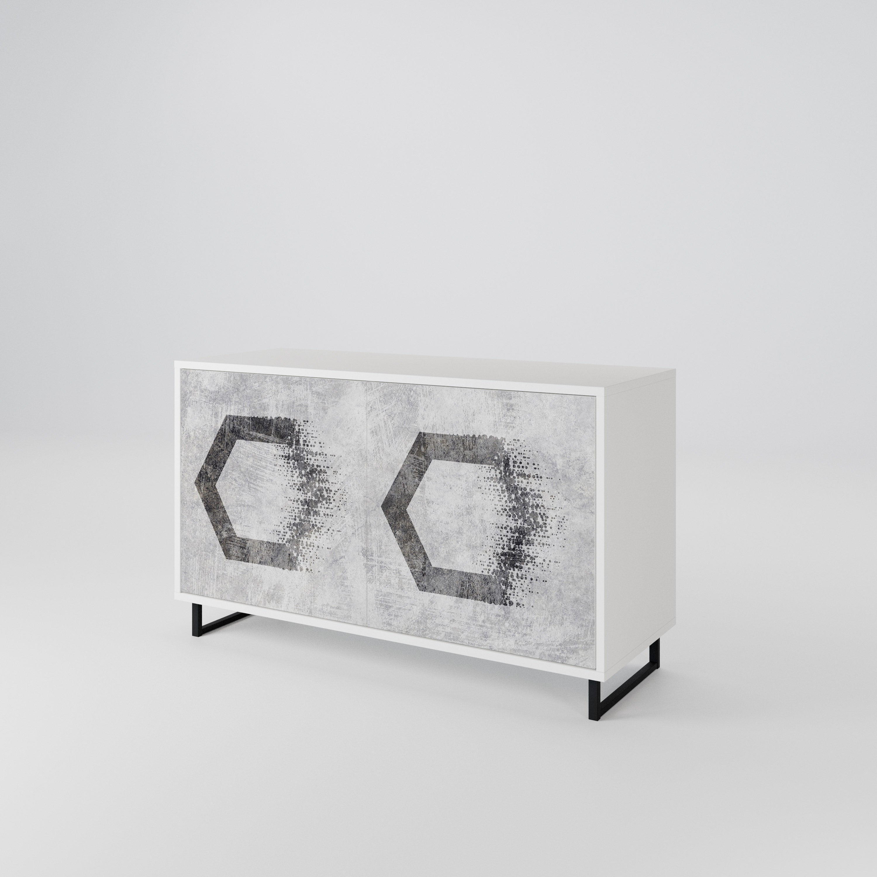 HEXAGONAL FIGURES 2-türiges Sideboard