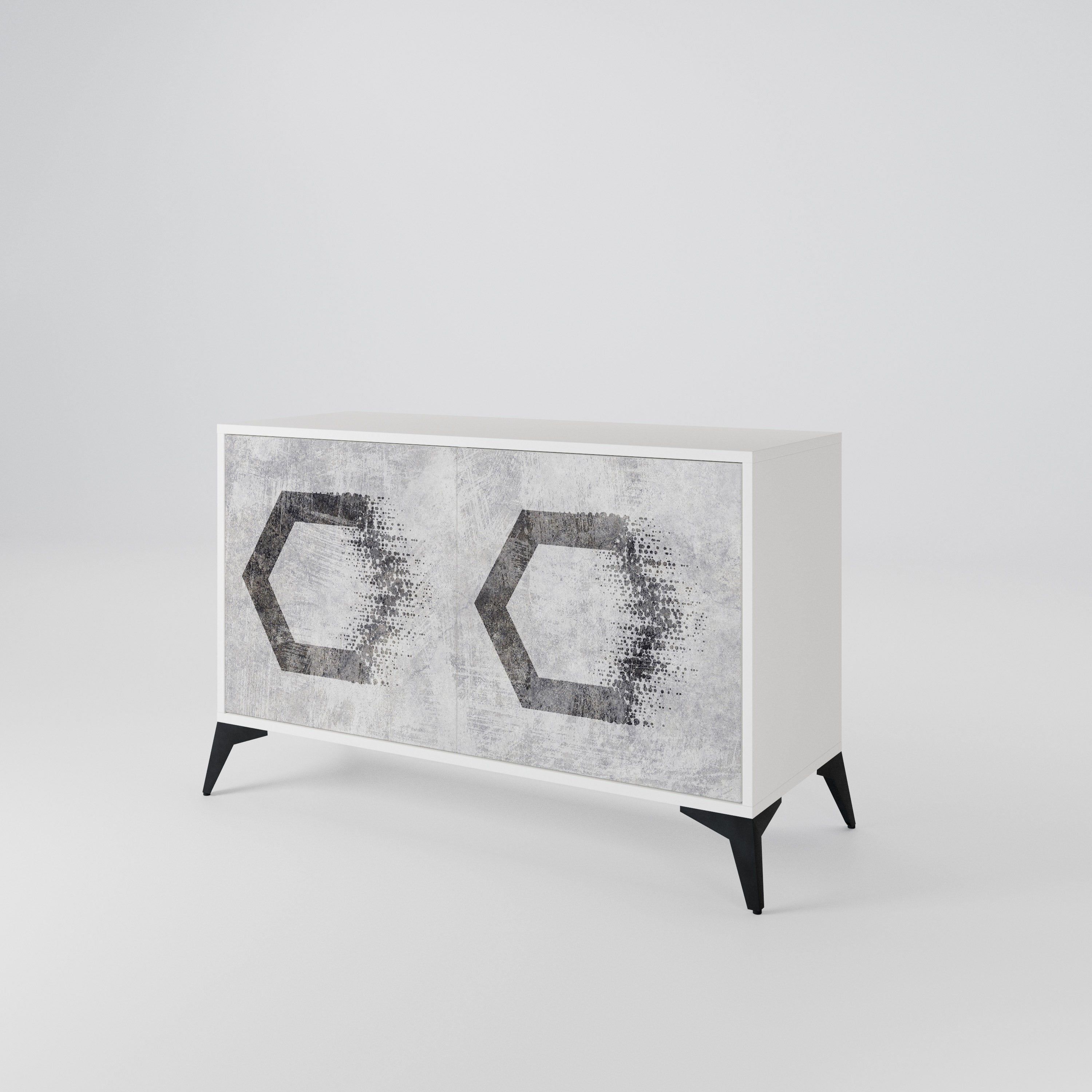 HEXAGONAL FIGURES 2-türiges Sideboard