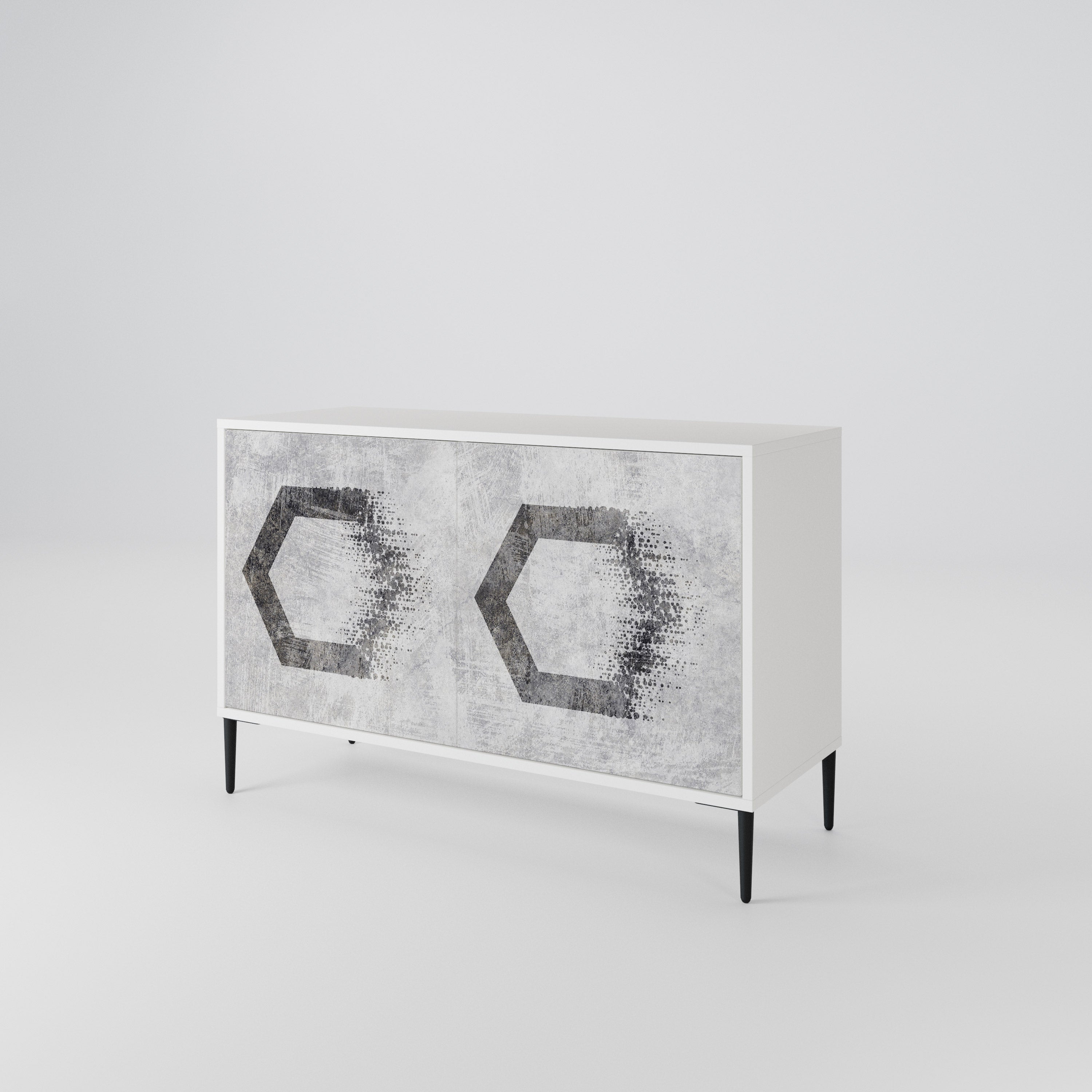 HEXAGONAL FIGURES 2-türiges Sideboard