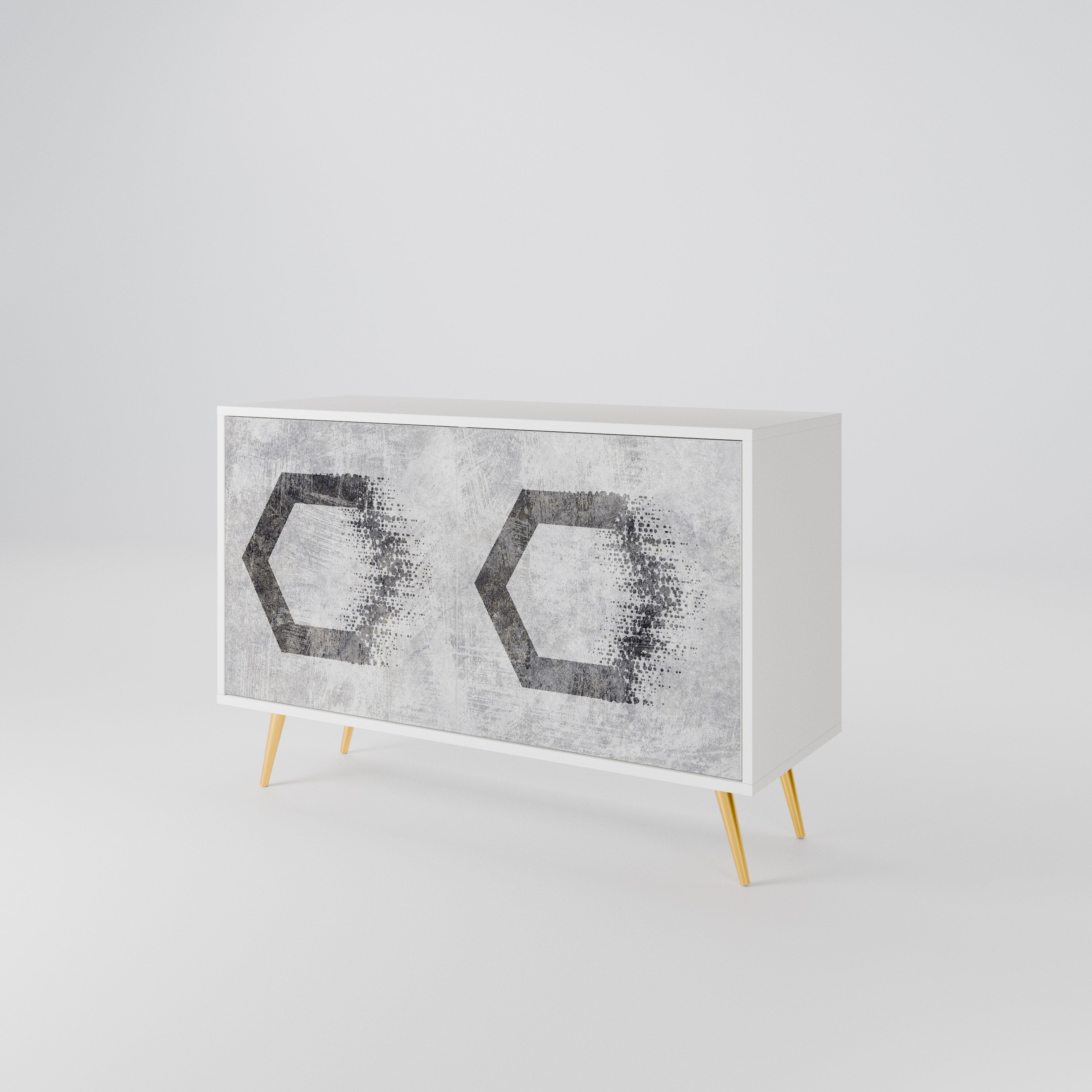 HEXAGONAL FIGURES 2-türiges Sideboard