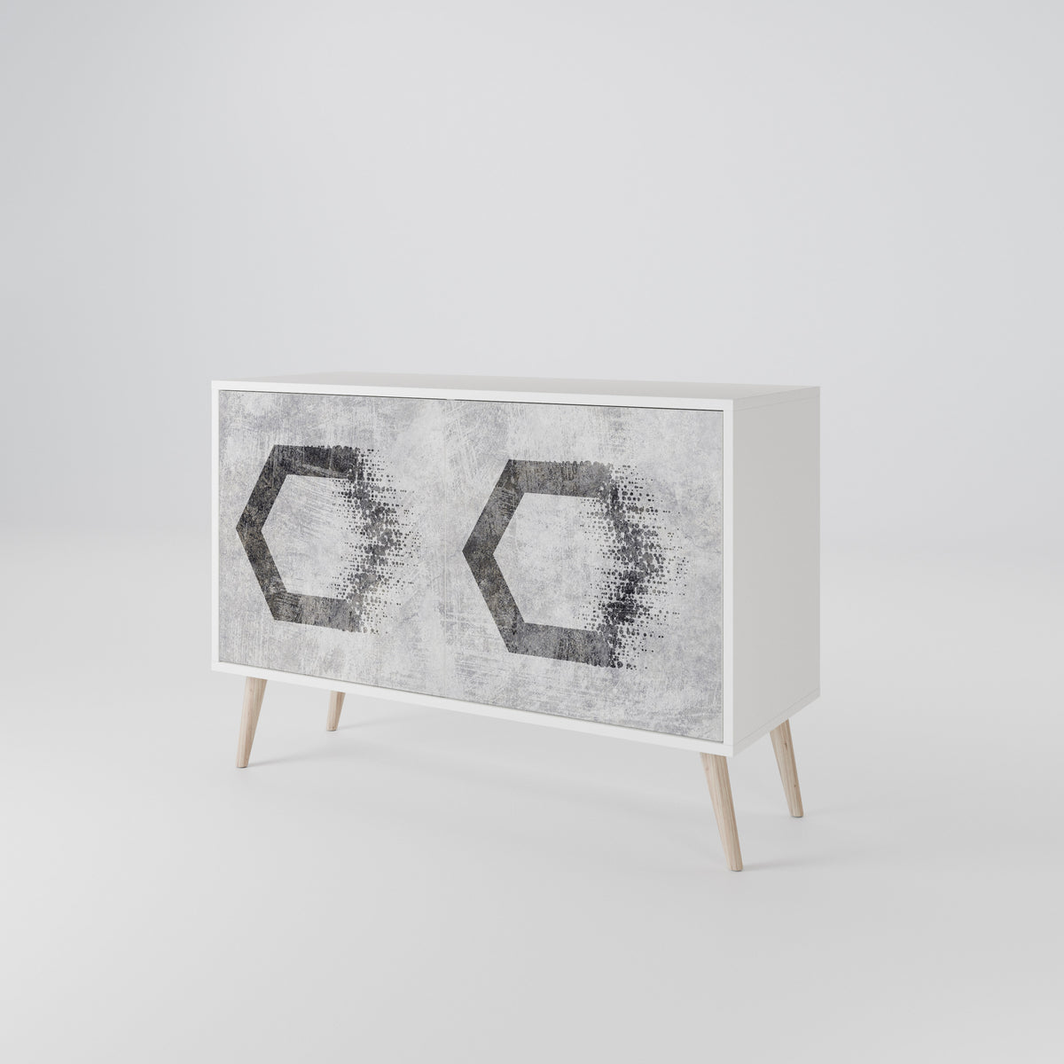 HEXAGONAL FIGURES 2-türiges Sideboard