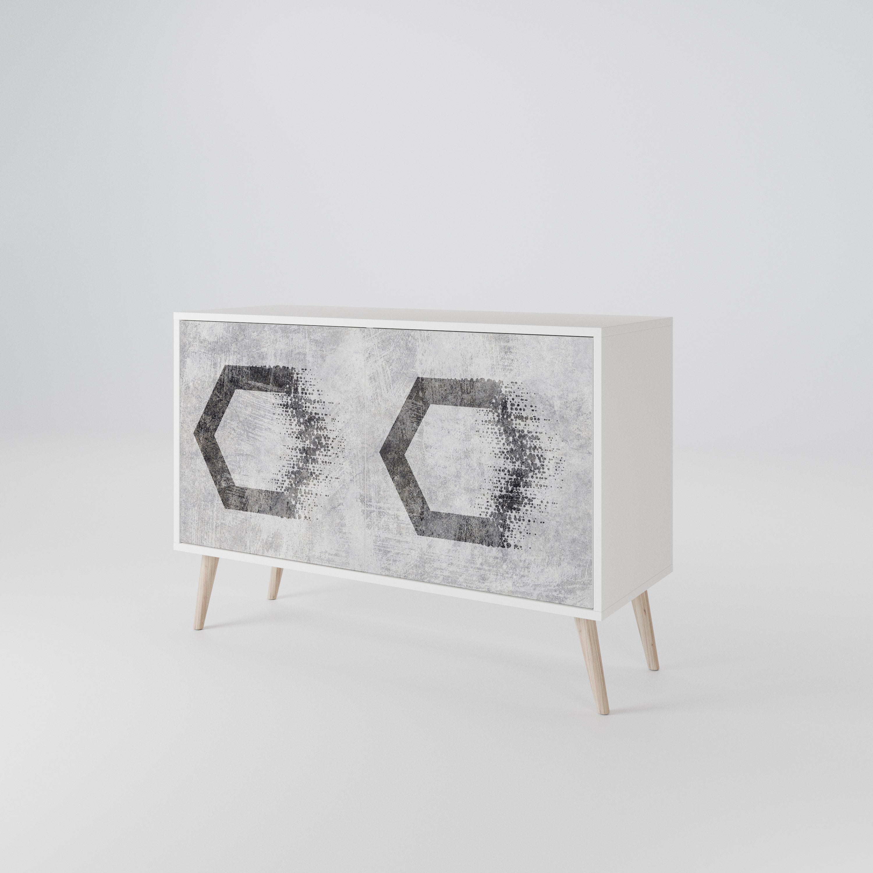 HEXAGONAL FIGURES 2-türiges Sideboard