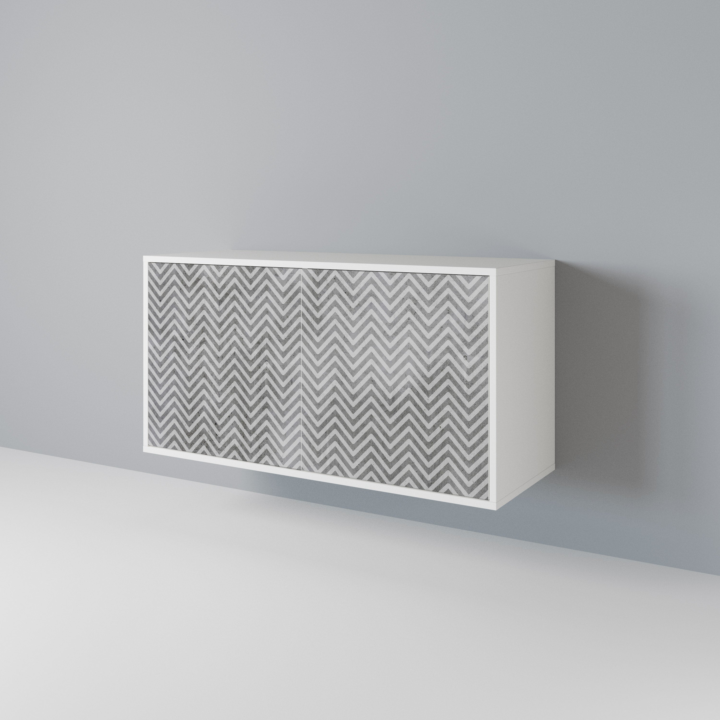 CONCRETE ZIG ZAG 2-türiges Sideboard