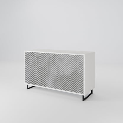 CONCRETE ZIG ZAG 2-türiges Sideboard