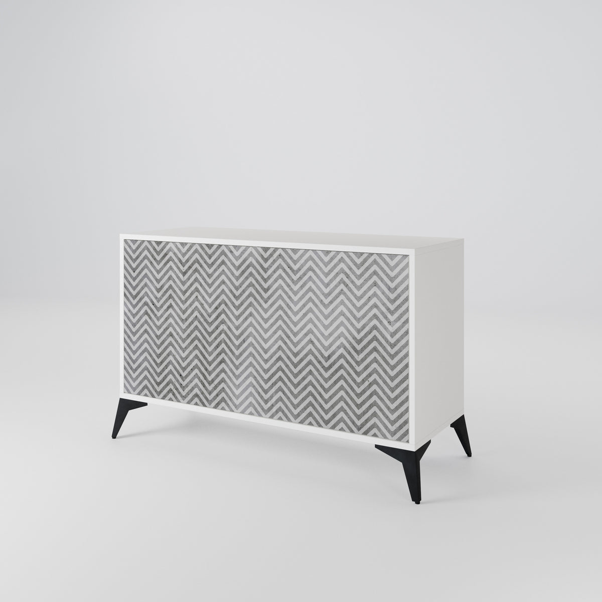 CONCRETE ZIG ZAG 2-türiges Sideboard