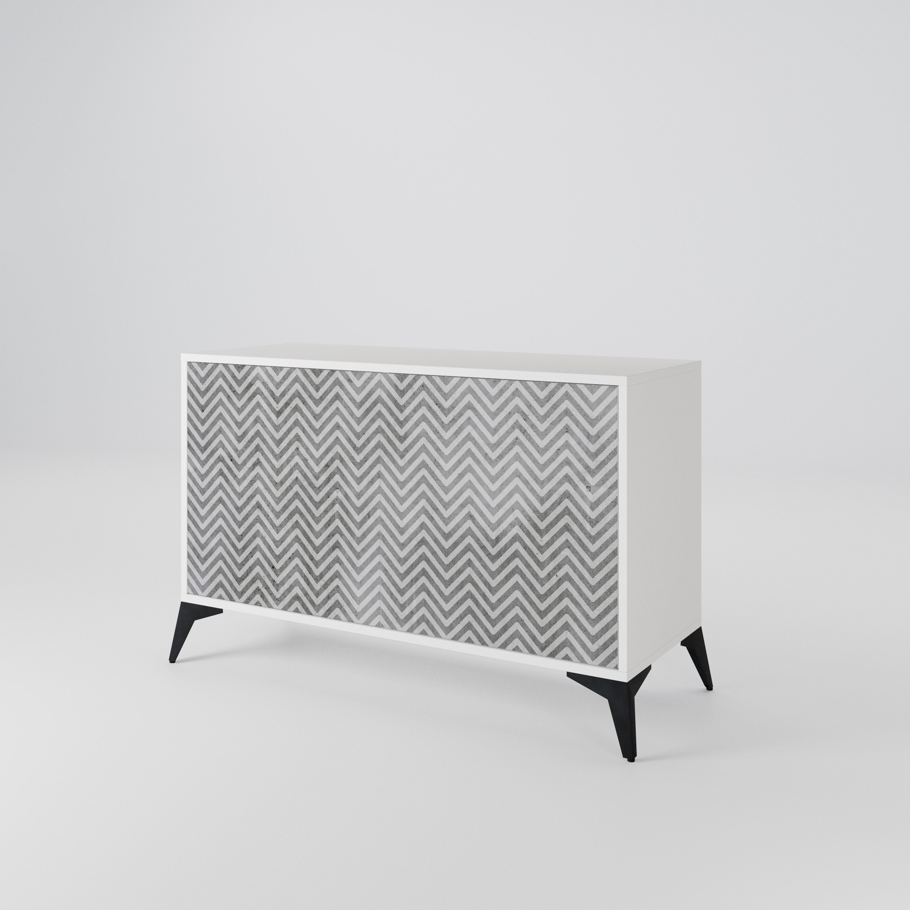 CONCRETE ZIG ZAG 2-türiges Sideboard