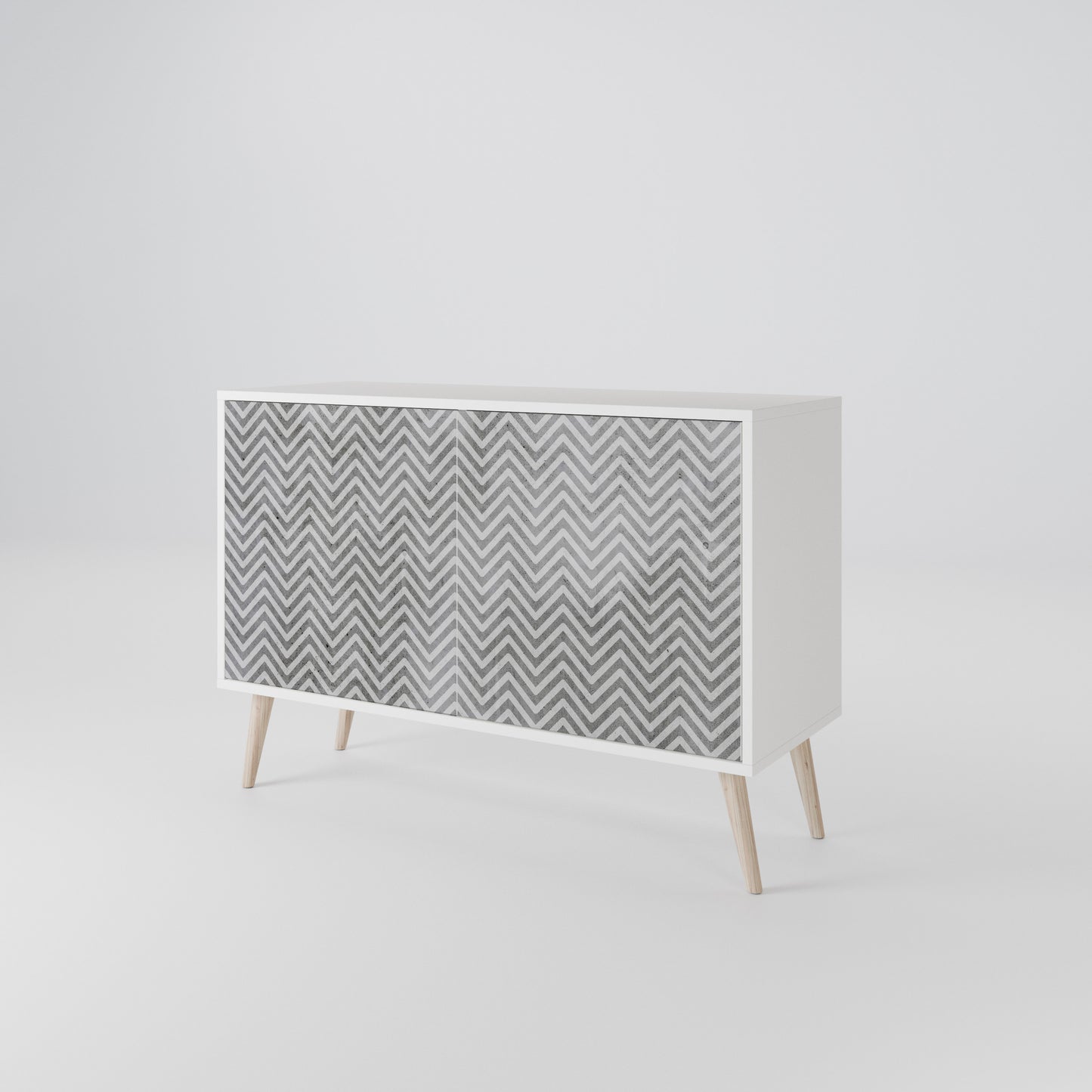 CONCRETE ZIG ZAG 2-türiges Sideboard