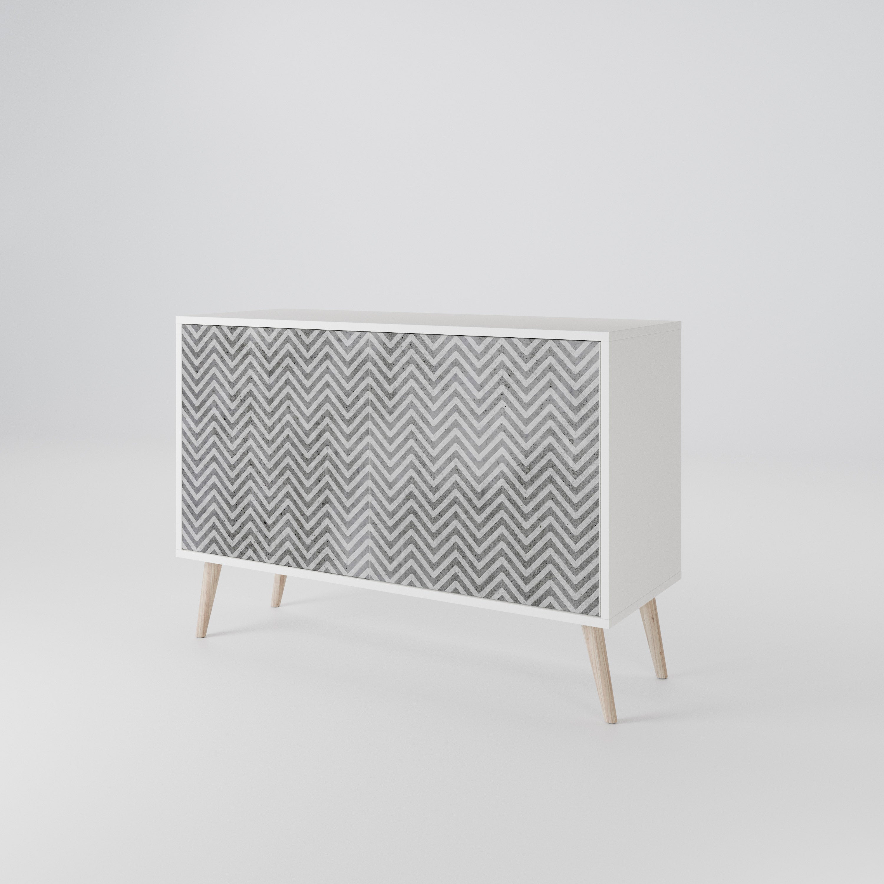 CONCRETE ZIG ZAG 2-türiges Sideboard