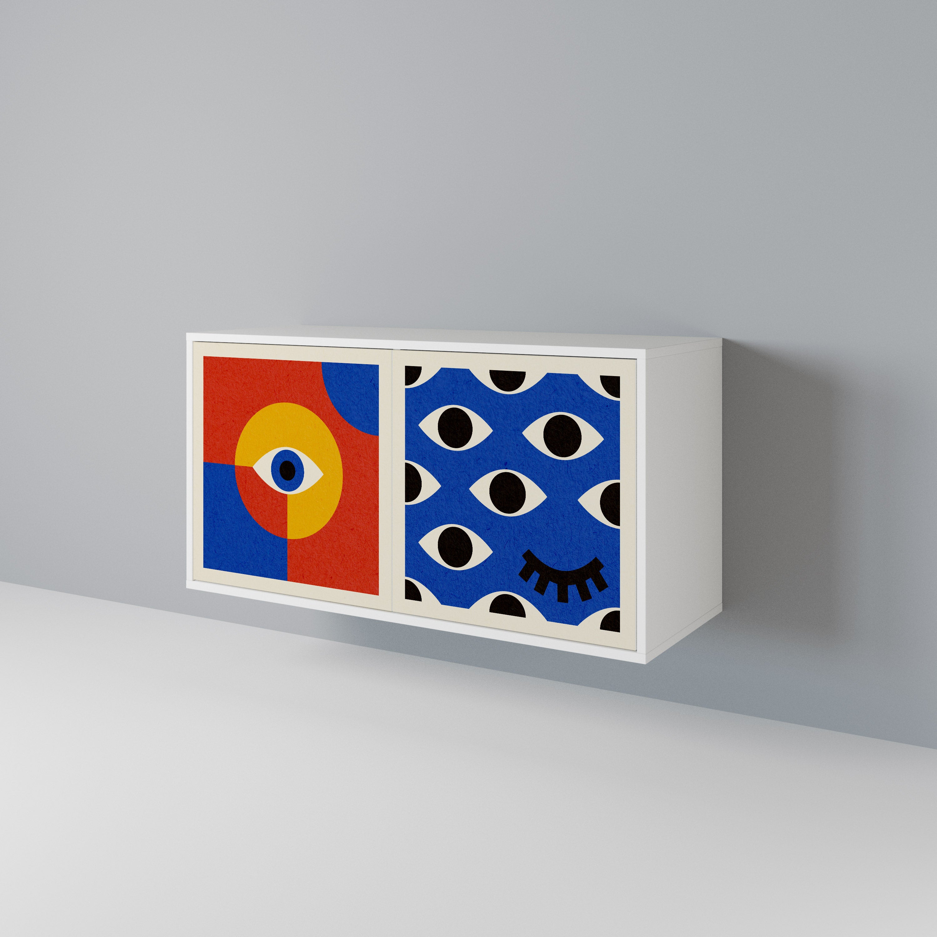 GEOMETRIC EYES 2-türiges Sideboard
