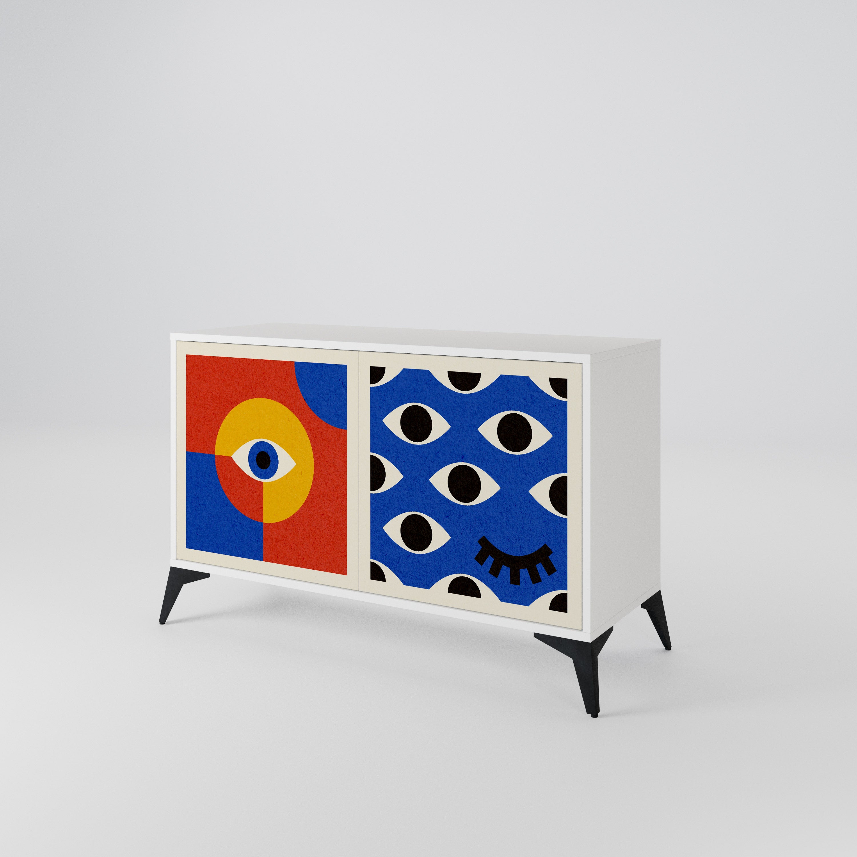 GEOMETRIC EYES 2-türiges Sideboard