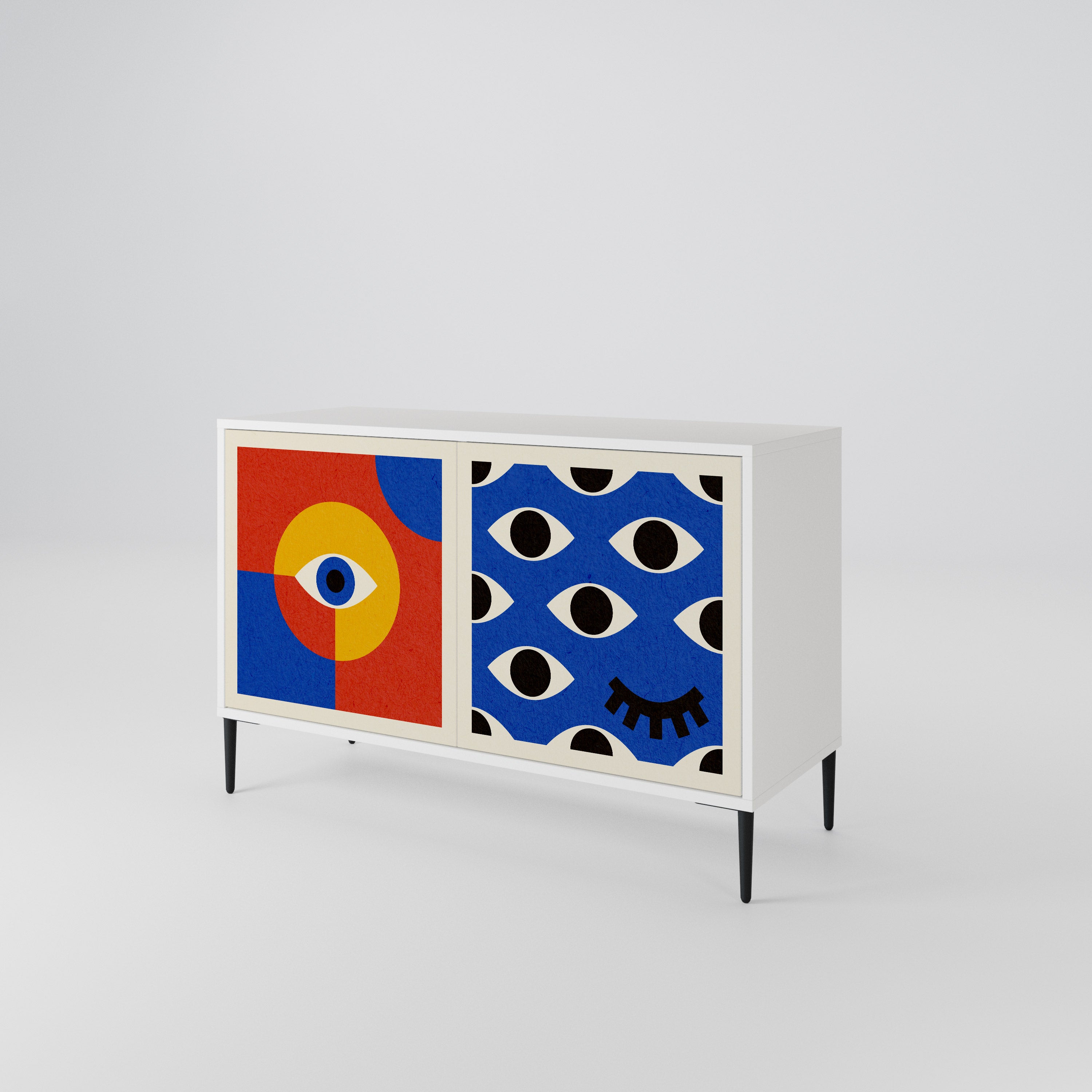 GEOMETRIC EYES 2-türiges Sideboard
