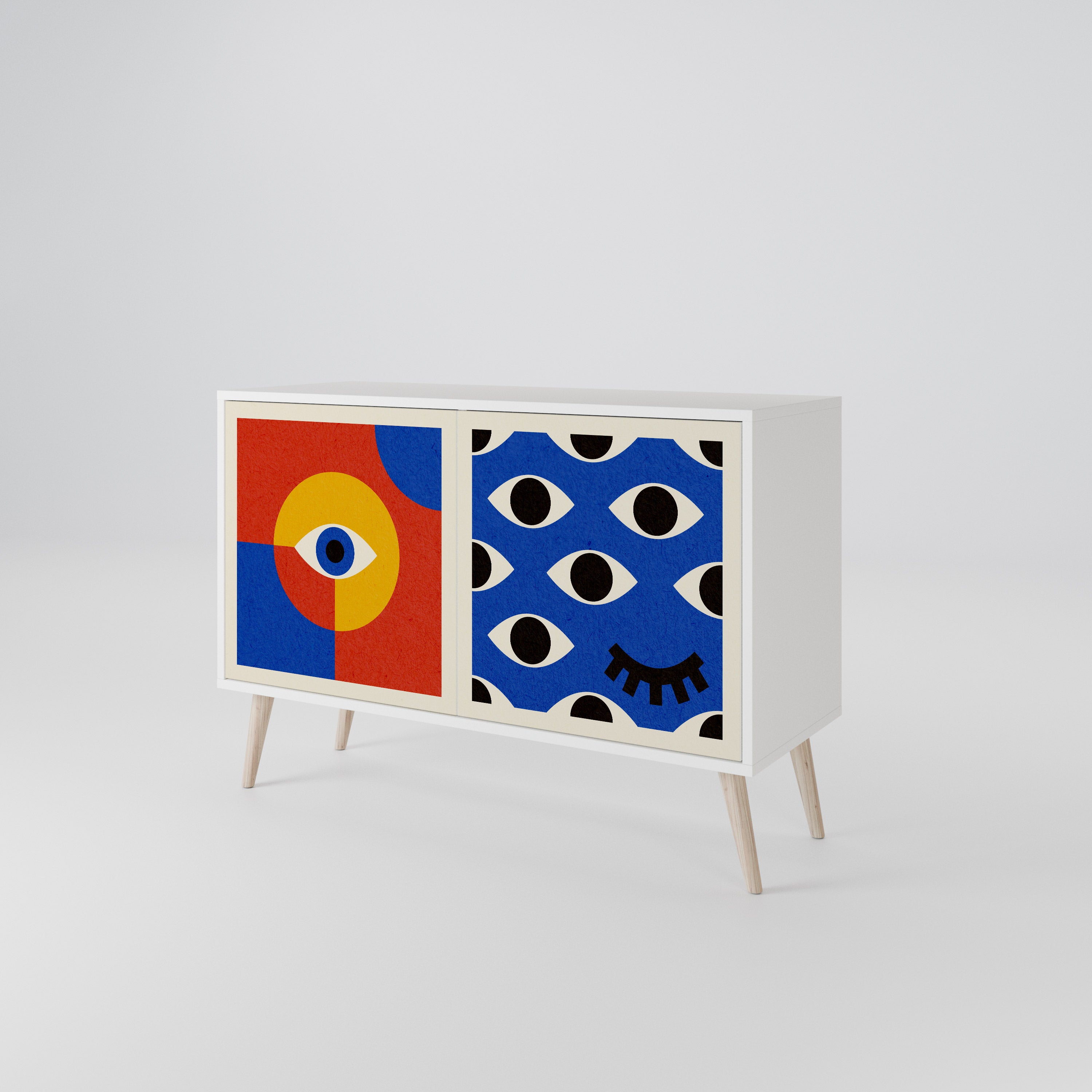 GEOMETRIC EYES 2-türiges Sideboard