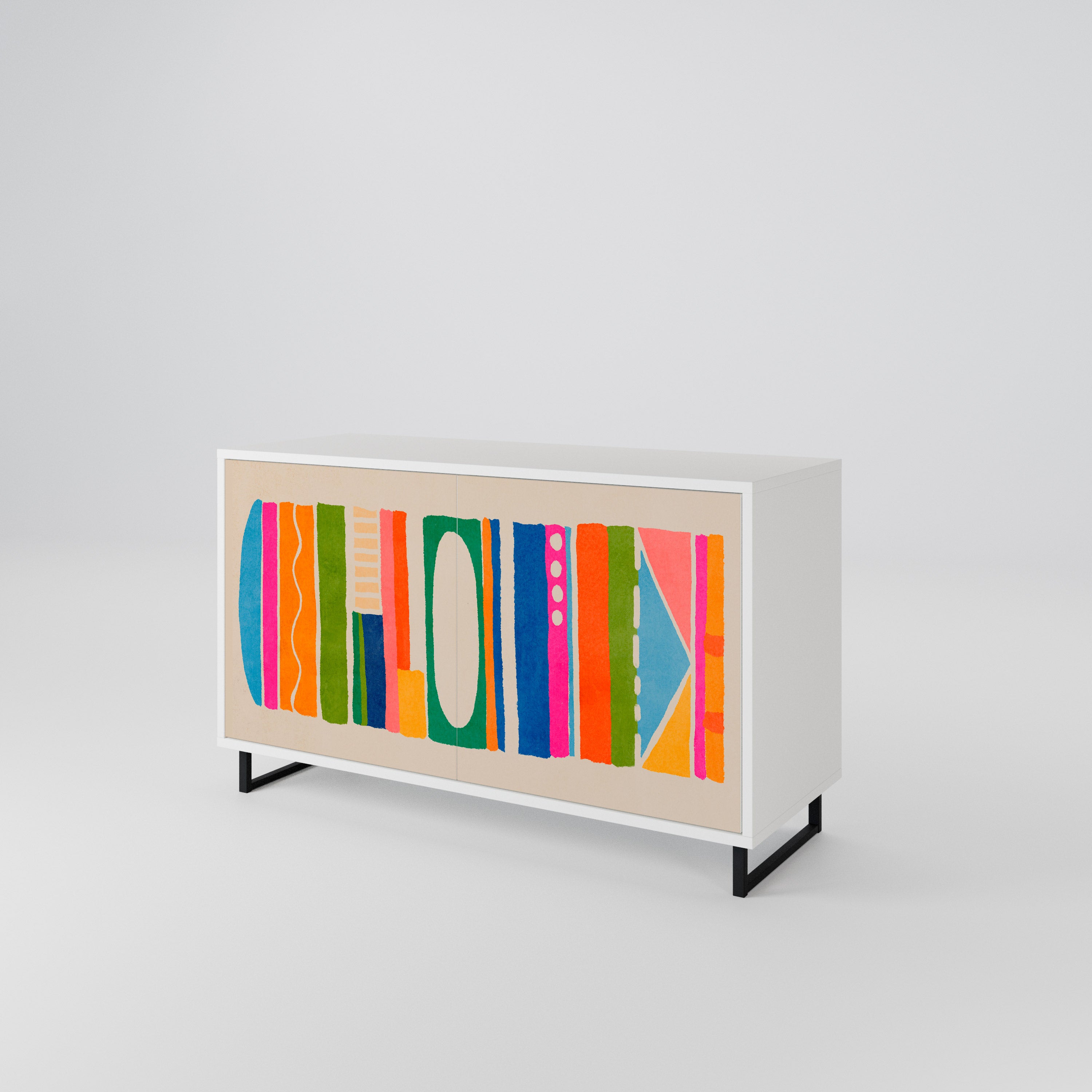 GEOMETRIC SHINE 2-türiges Sideboard