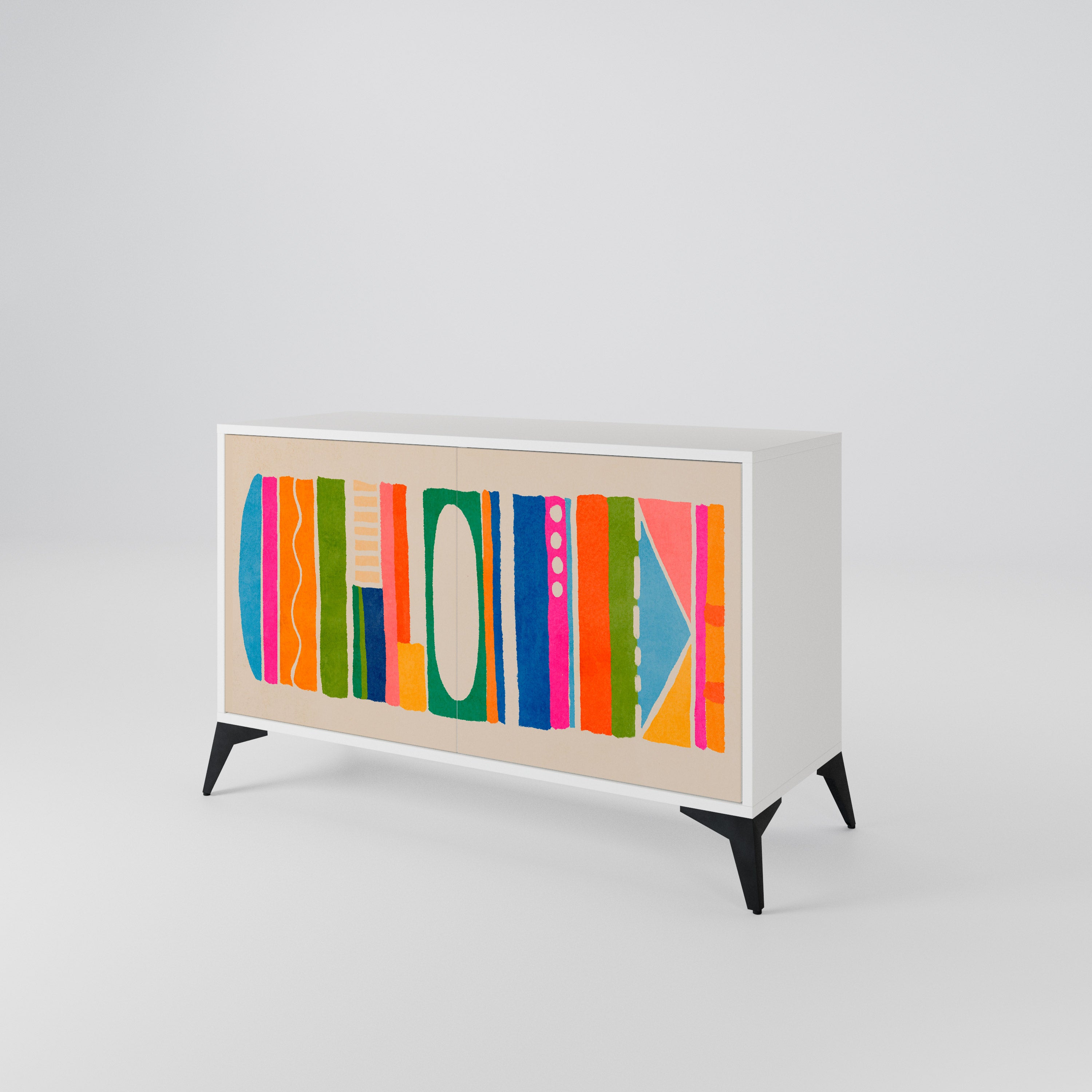 GEOMETRIC SHINE 2-türiges Sideboard