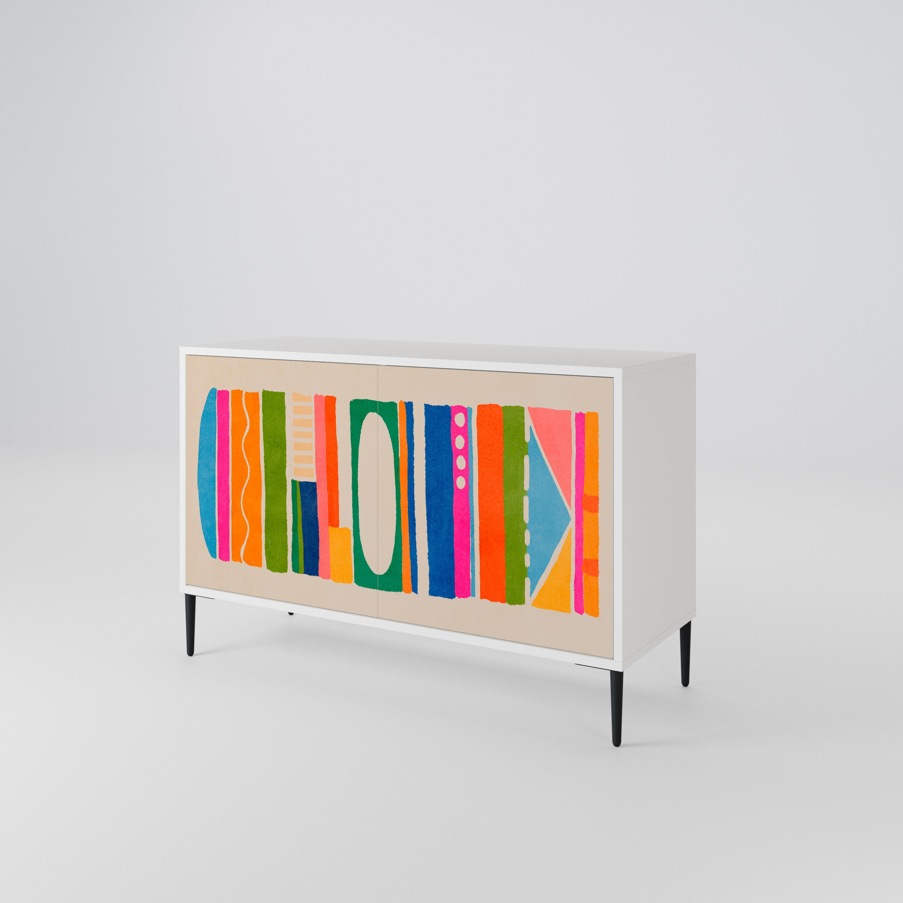 GEOMETRIC SHINE 2-türiges Sideboard