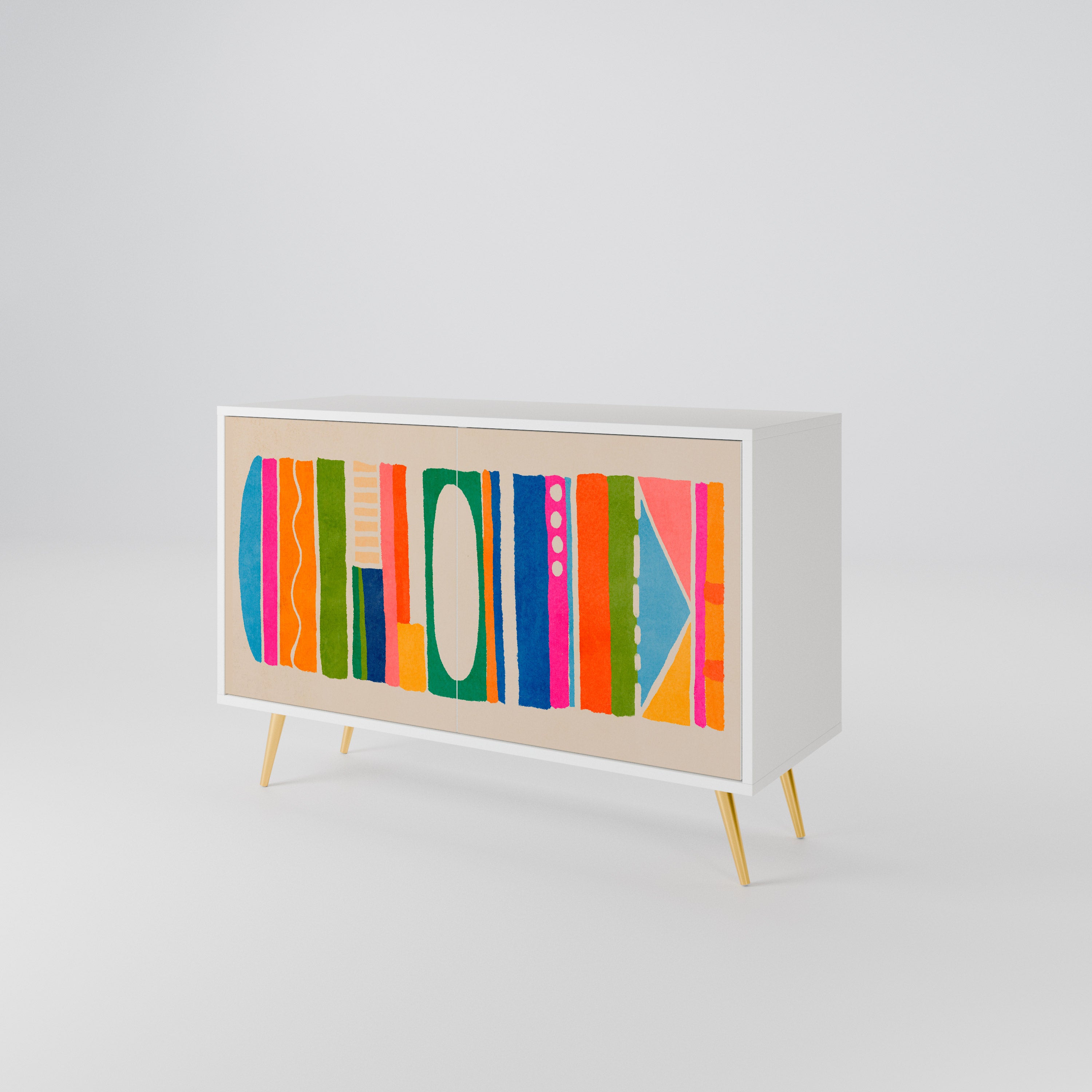 GEOMETRIC SHINE 2-türiges Sideboard