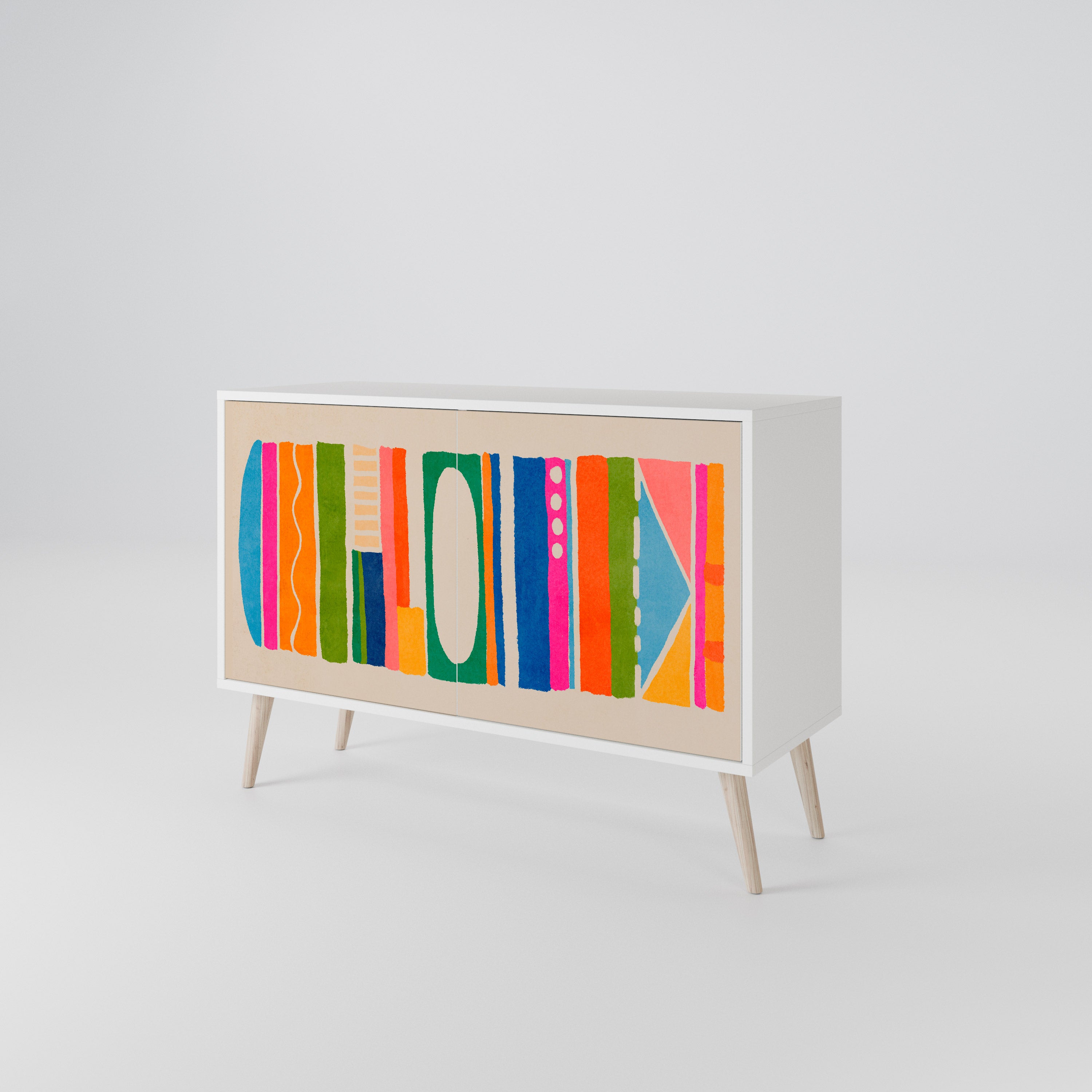 GEOMETRIC SHINE 2-türiges Sideboard
