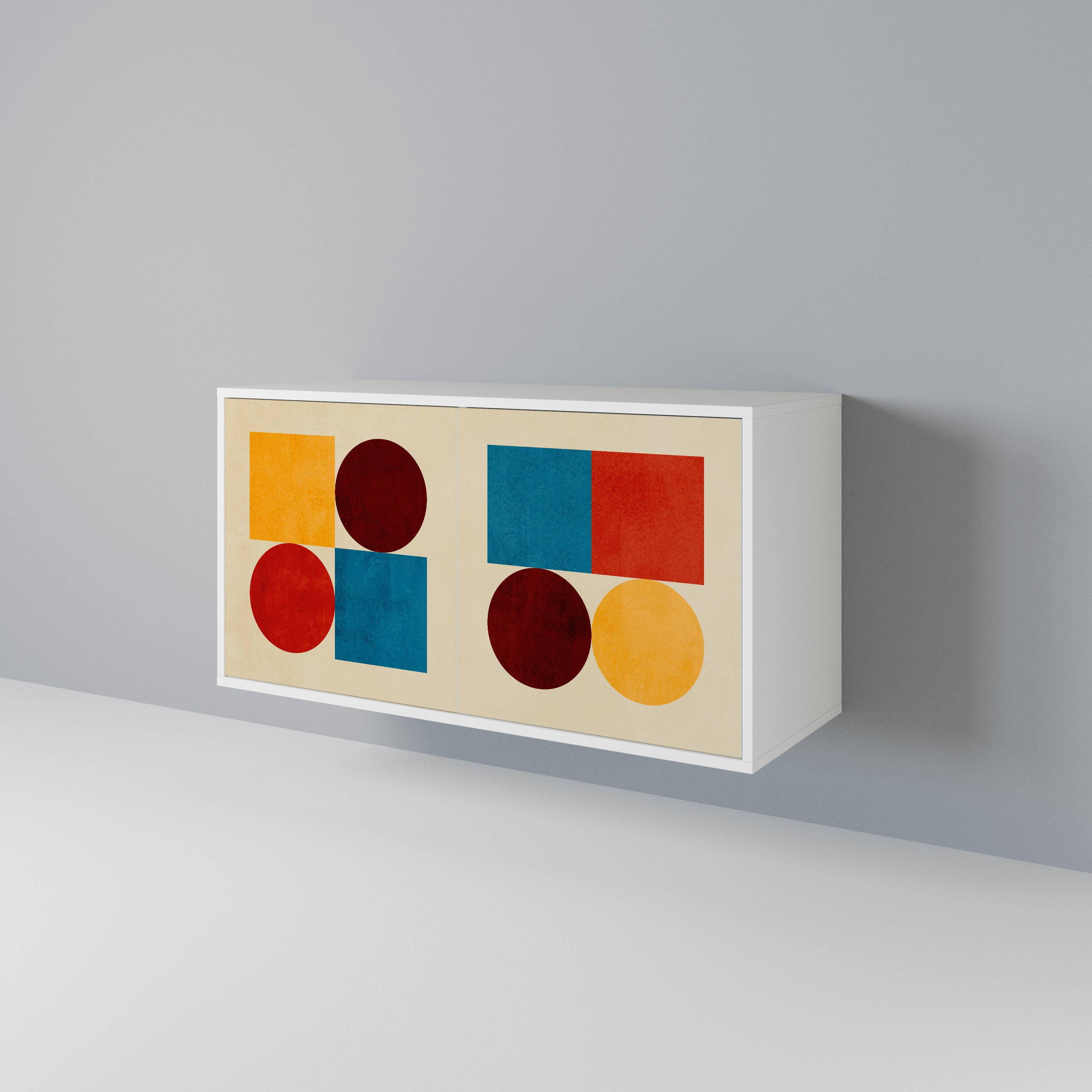 GEOMETRIC PUZZLE 2-türiges Sideboard