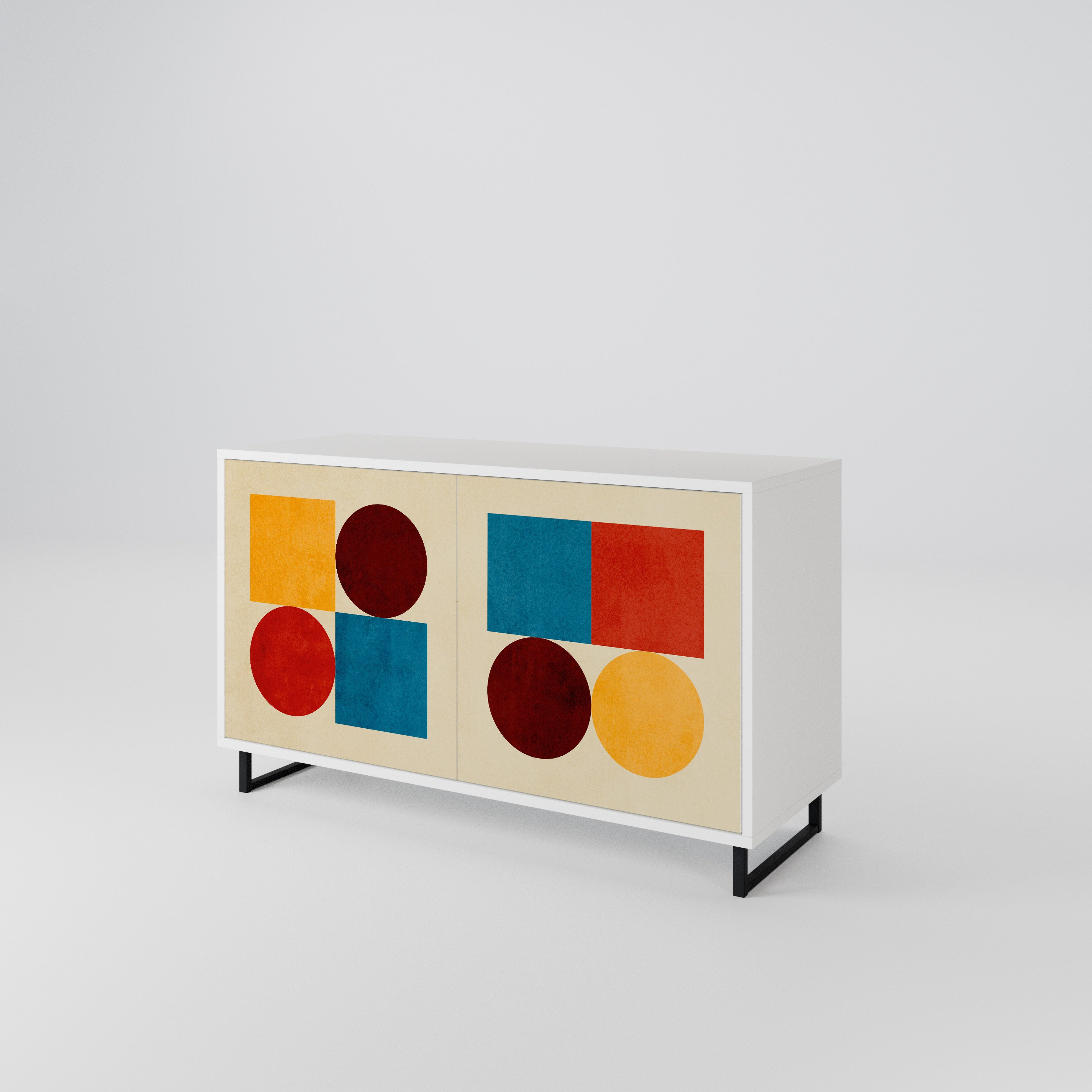 GEOMETRIC PUZZLE 2-türiges Sideboard