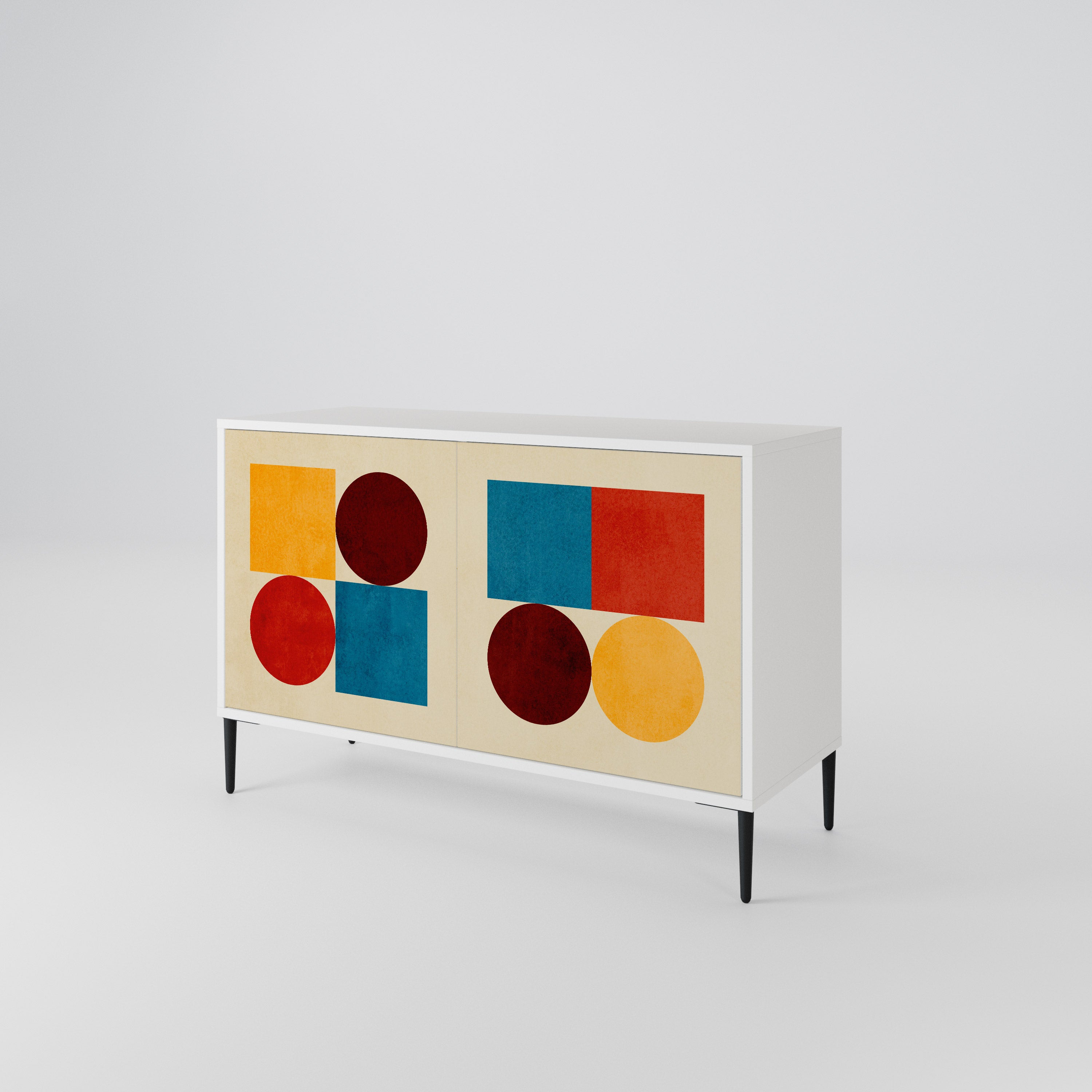 GEOMETRIC PUZZLE 2-türiges Sideboard