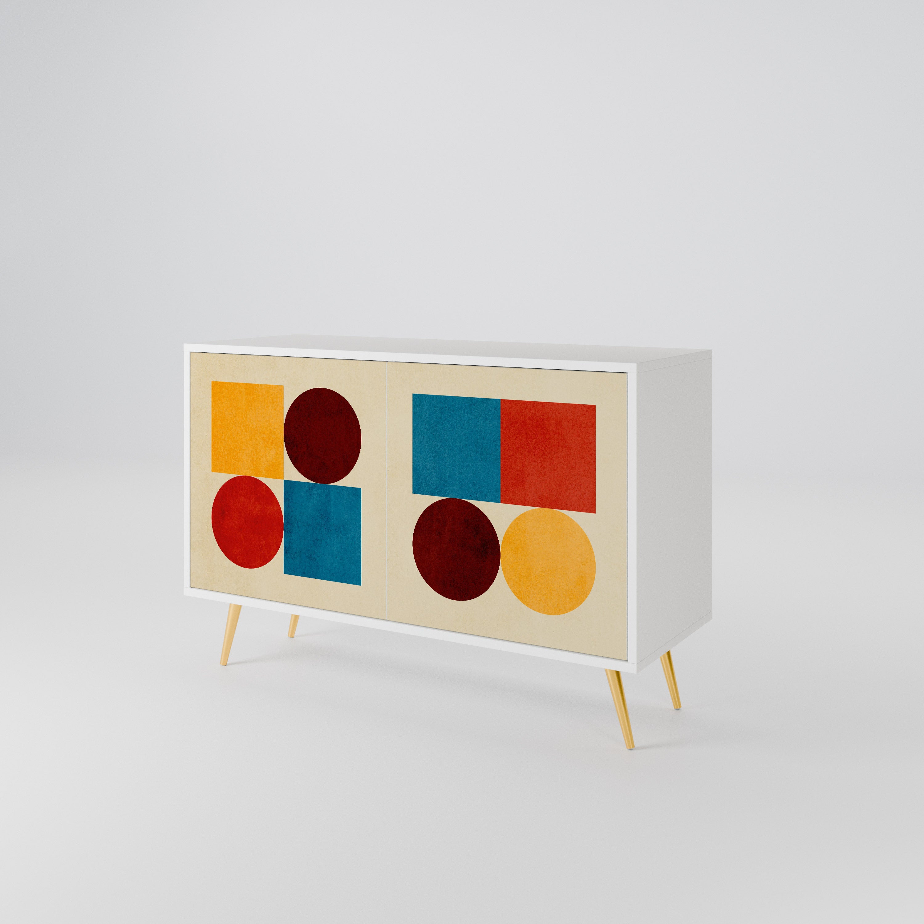 GEOMETRIC PUZZLE 2-türiges Sideboard