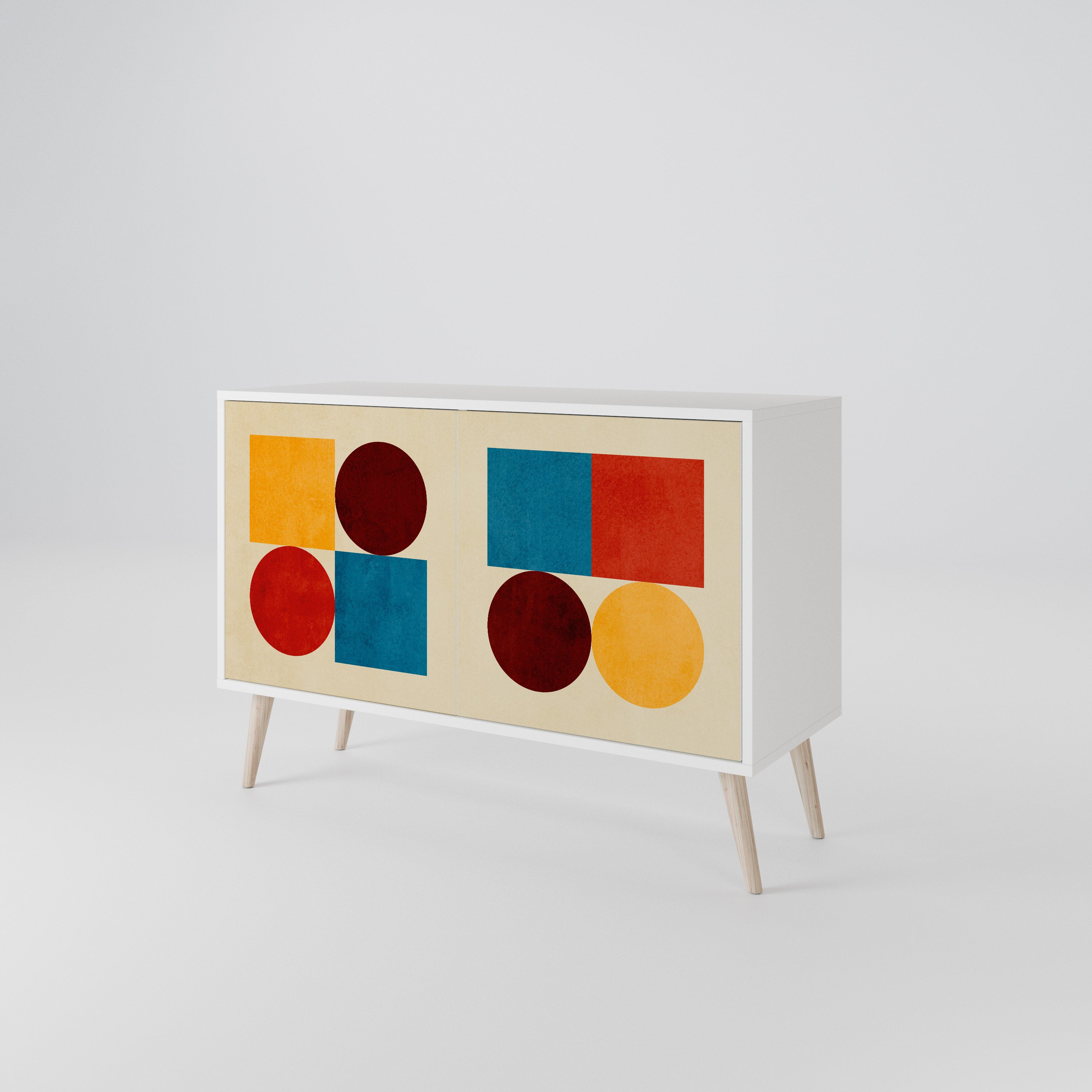 GEOMETRIC PUZZLE 2-türiges Sideboard