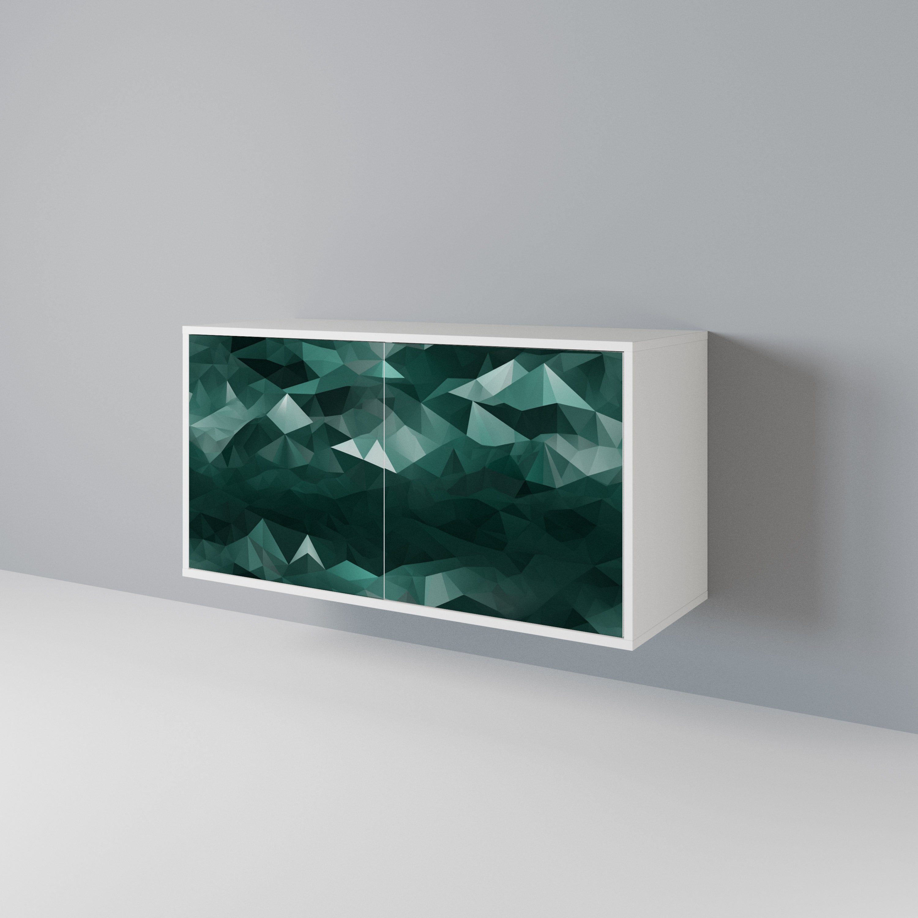 POLYGONAL FLOATING 2-türiges Sideboard