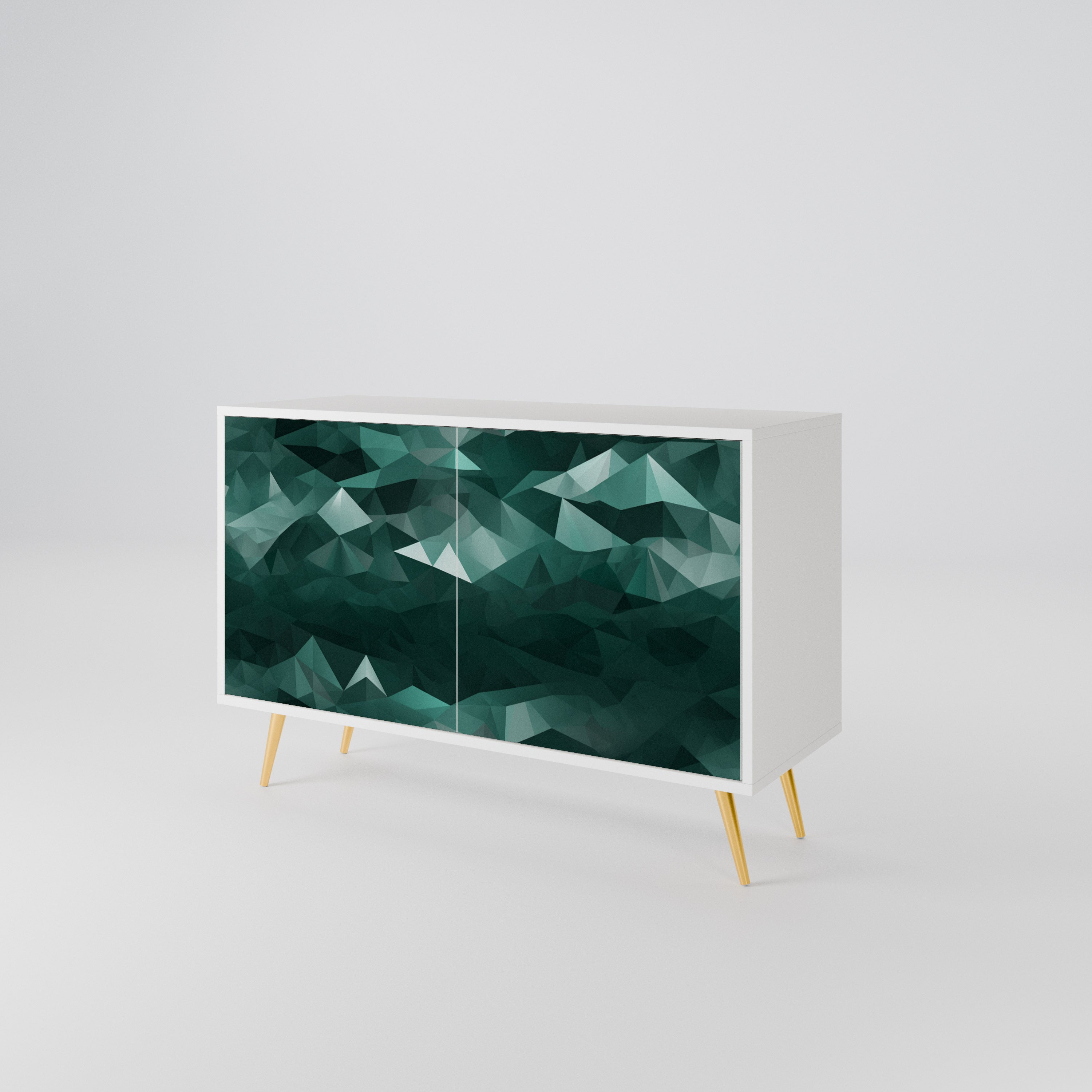 POLYGONAL FLOATING 2-türiges Sideboard