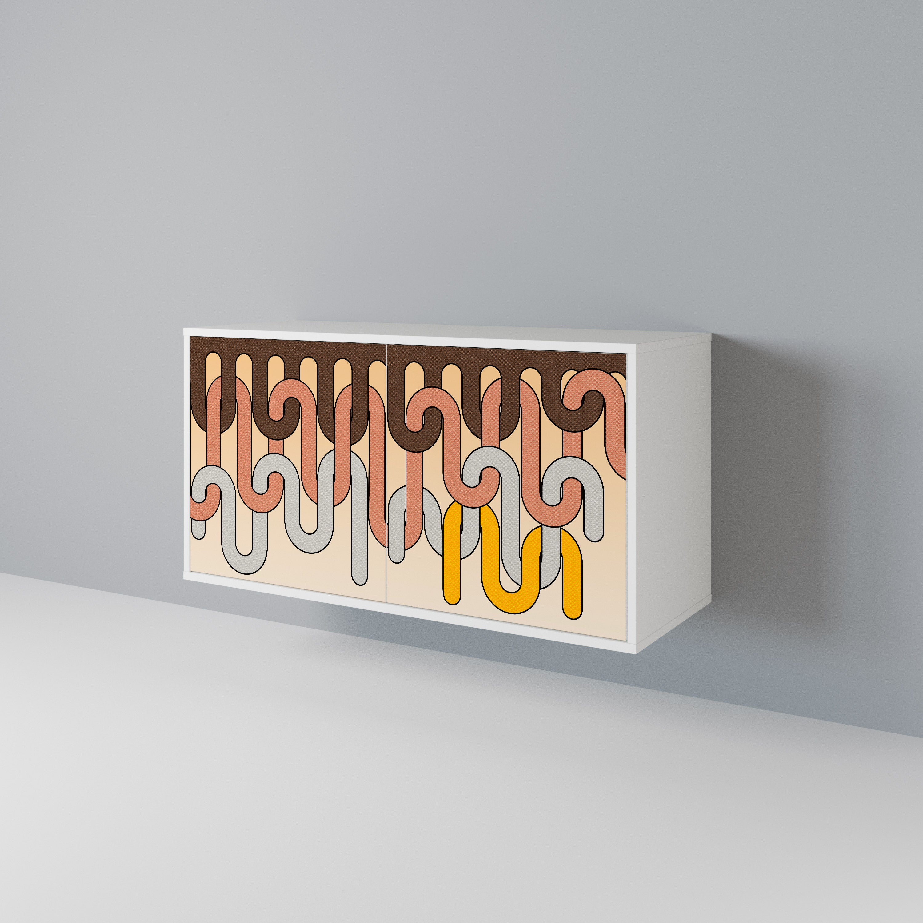 COLORFUL STRINGS 2-türiges Sideboard