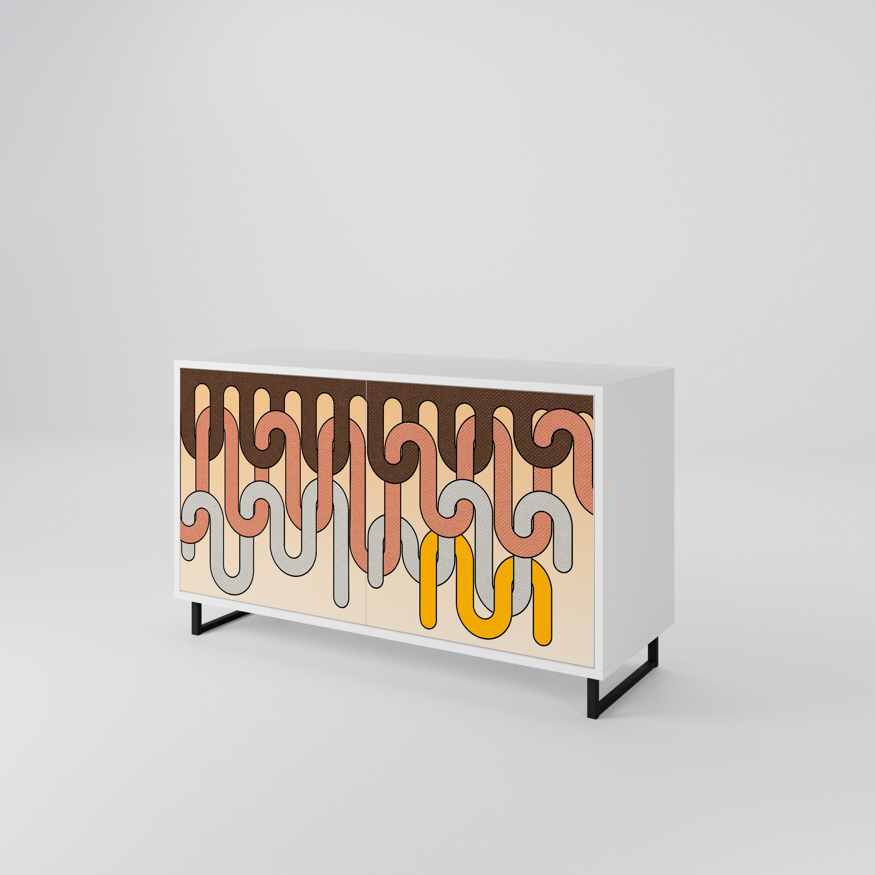 COLORFUL STRINGS 2-türiges Sideboard