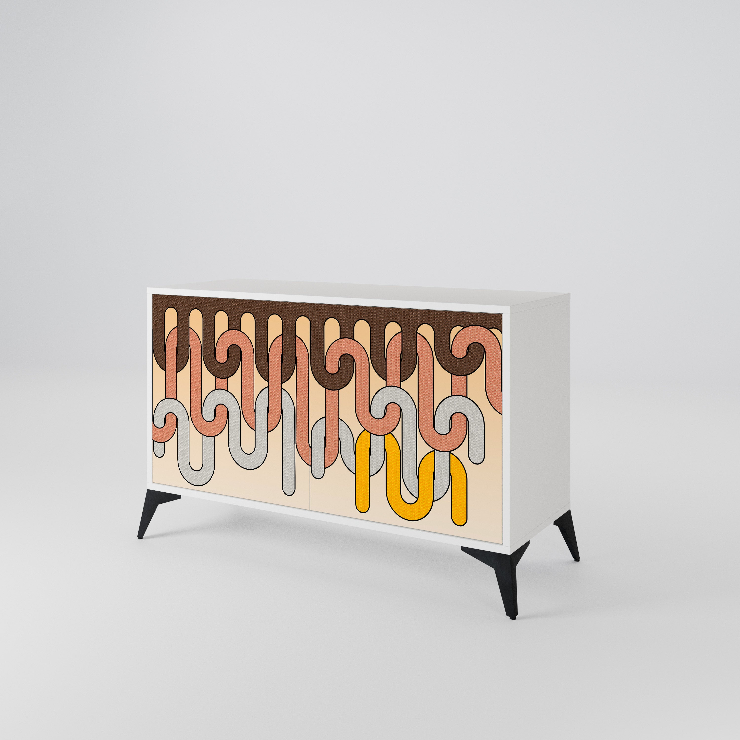 COLORFUL STRINGS 2-türiges Sideboard